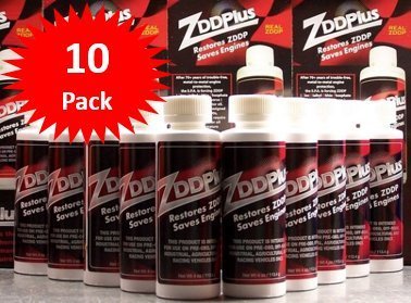 ZDDPPlus ZDDP Engine Oil Additive with Zinc & Phosphorus - 10 Bottle Pack for Classic Cars, Muscle Cars & High-Performance Engines - Protects Against Wear & Extends Engine Life