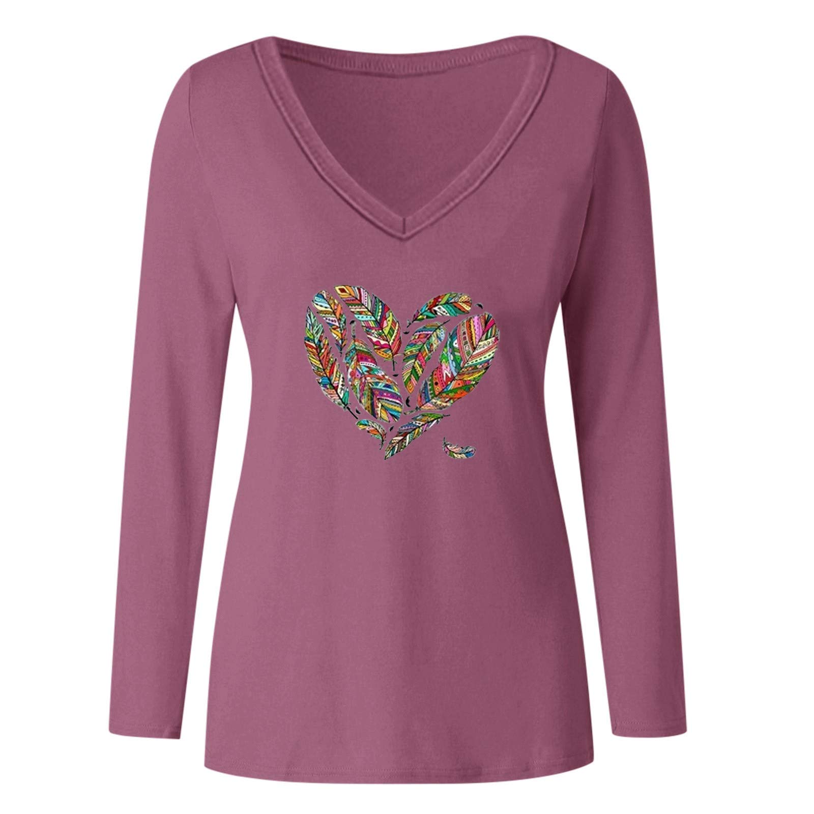 Sexy Plus Size Long Sleeve Workout Shirts for Women - Casual Crew Neck Basic Tee Tops - Summer Fashion T-Shirts for Gym, Yoga & Everyday Wear