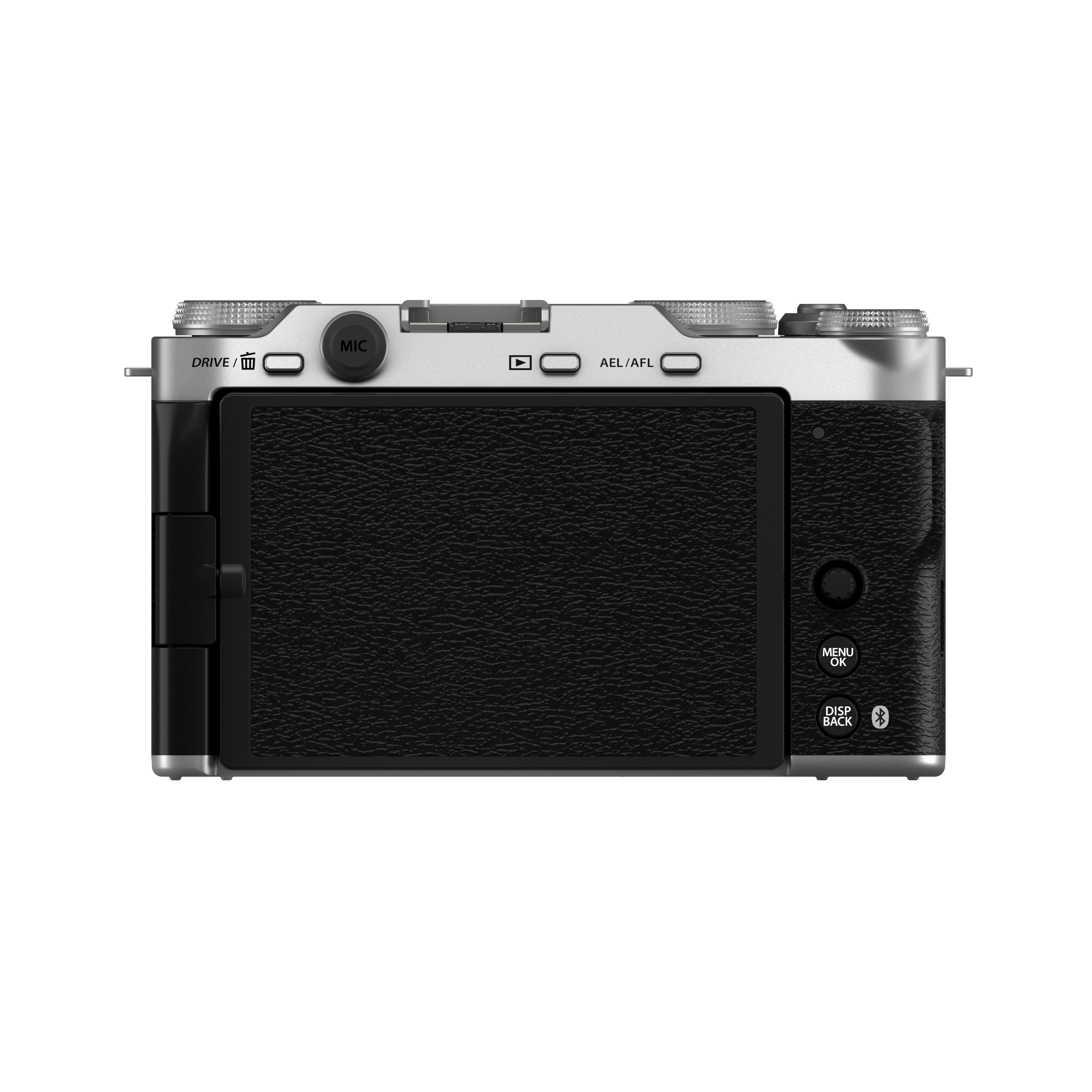 FUJIFILM X-M5 Mirrorless Digital Camera with 24.2MP APS-C Sensor - Silver | Compact & Lightweight for Travel, Street Photography & Vlogging