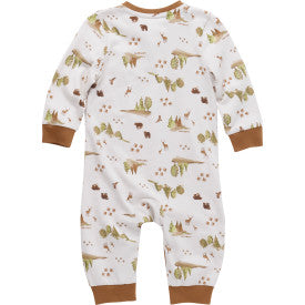 Baby Boys Long Sleeve Printed Romper Jumpsuit - Soft Cotton One-Piece Outfit for Infants 0-24 Months | Perfect for Playtime, Daycare & Family Photos