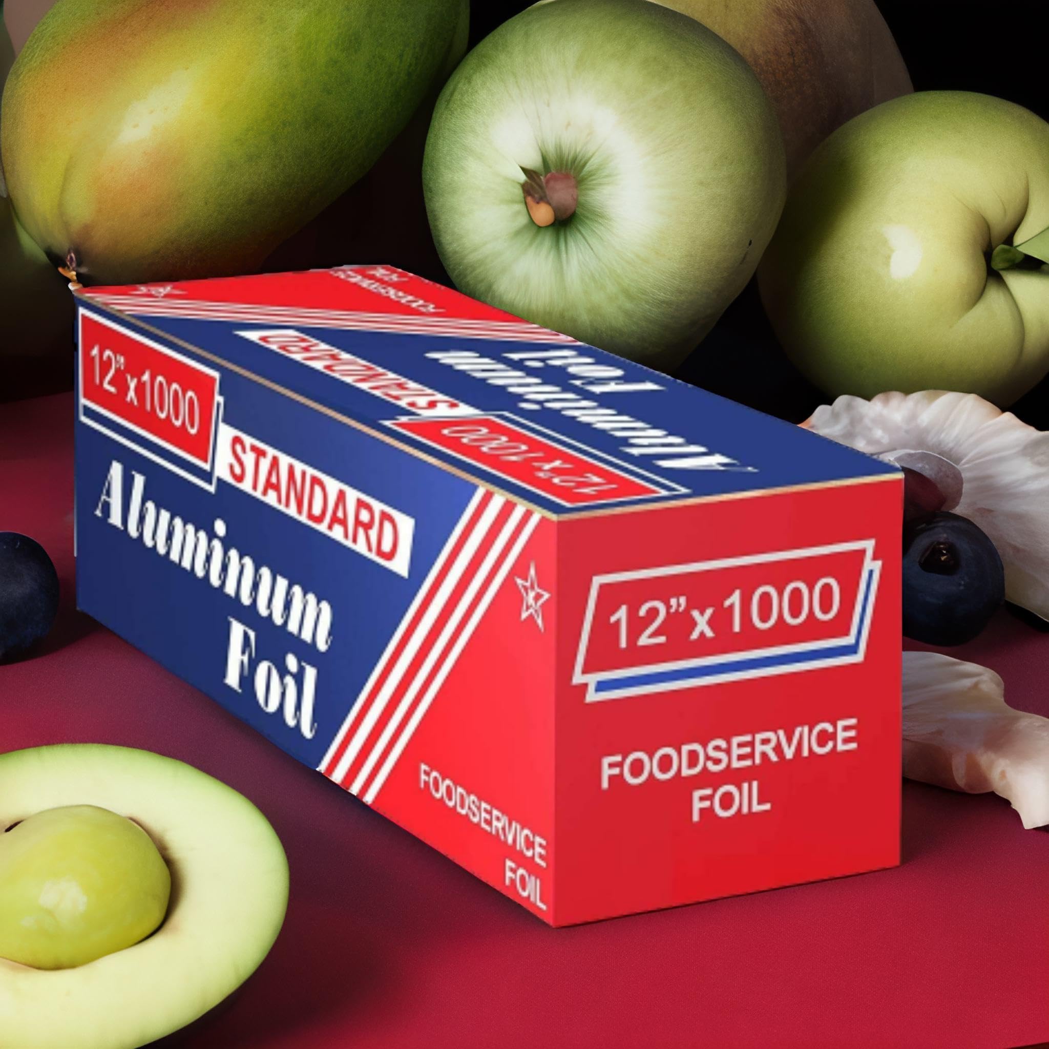 Premium Heavy-Duty Aluminum Foil Roll (12