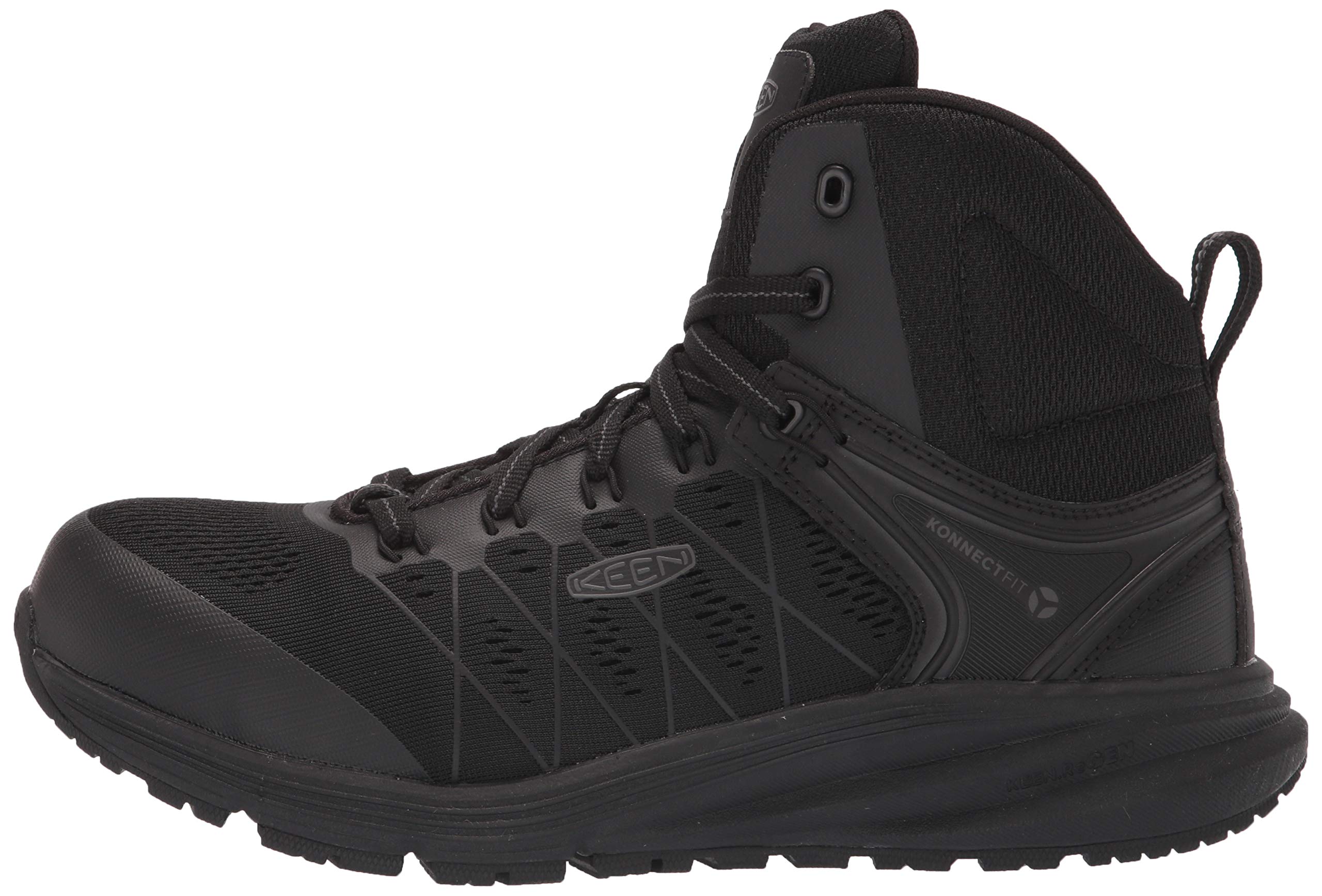 **KEEN Utility Men's Vista Energy Mid Height Composite Toe Work Boot - Durable & Comfortable Safety Shoes for Construction, Hiking & Outdoor Work**