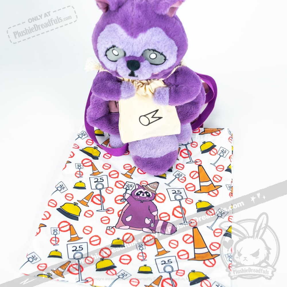 Plushie Dreadfuls Klepto Raccoon Plush Backpack - Cute Raccoon-Themed Stuffed Animal Backpack for Kids & Adults | Perfect for School, Travel, and Cosplay