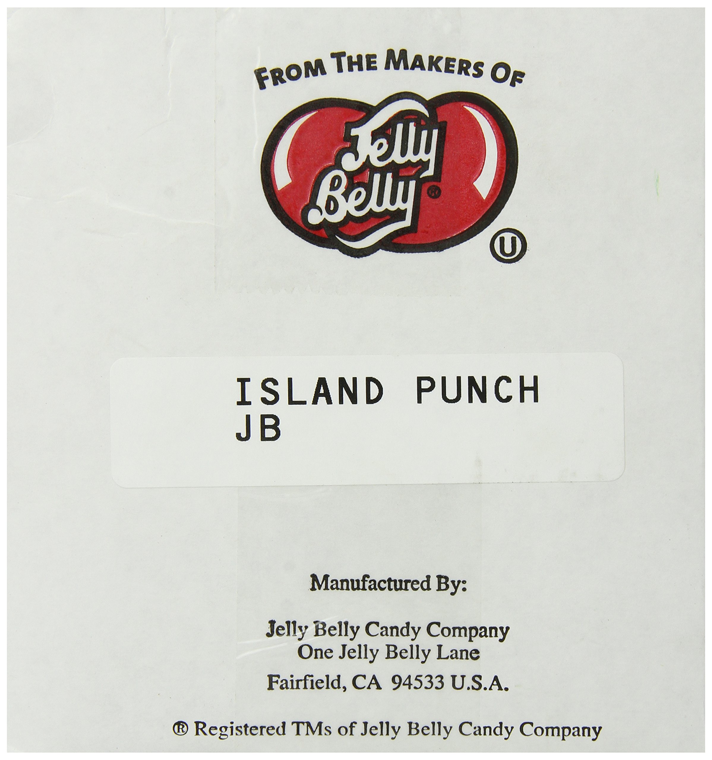 Jelly Belly Island Punch Flavor Jelly Beans - 10 Pound Bulk Candy Box for Parties, Halloween, Easter & Office Snacks