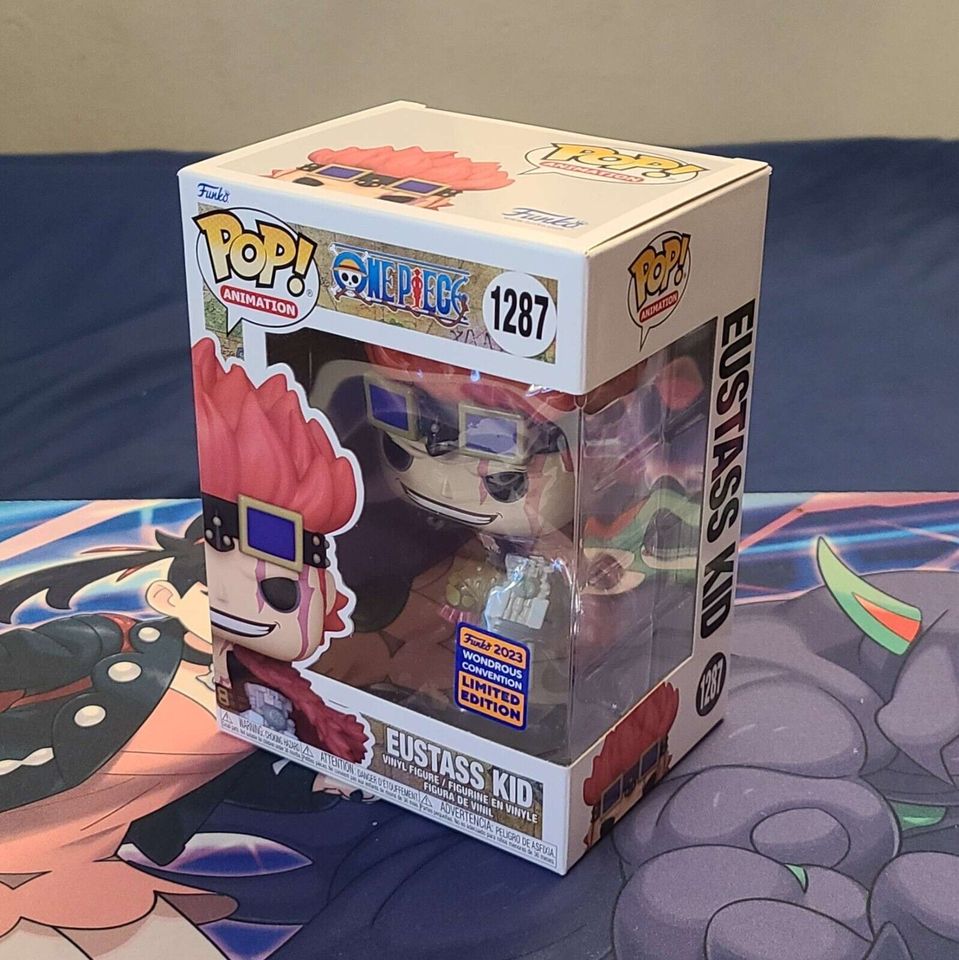 Funko Pop Animation One Piece 1st Edition Eustass Kid Collectible Figure (2023 Wondrous Convention Exclusive) - Perfect for Anime Fans & Pop Culture Collectors