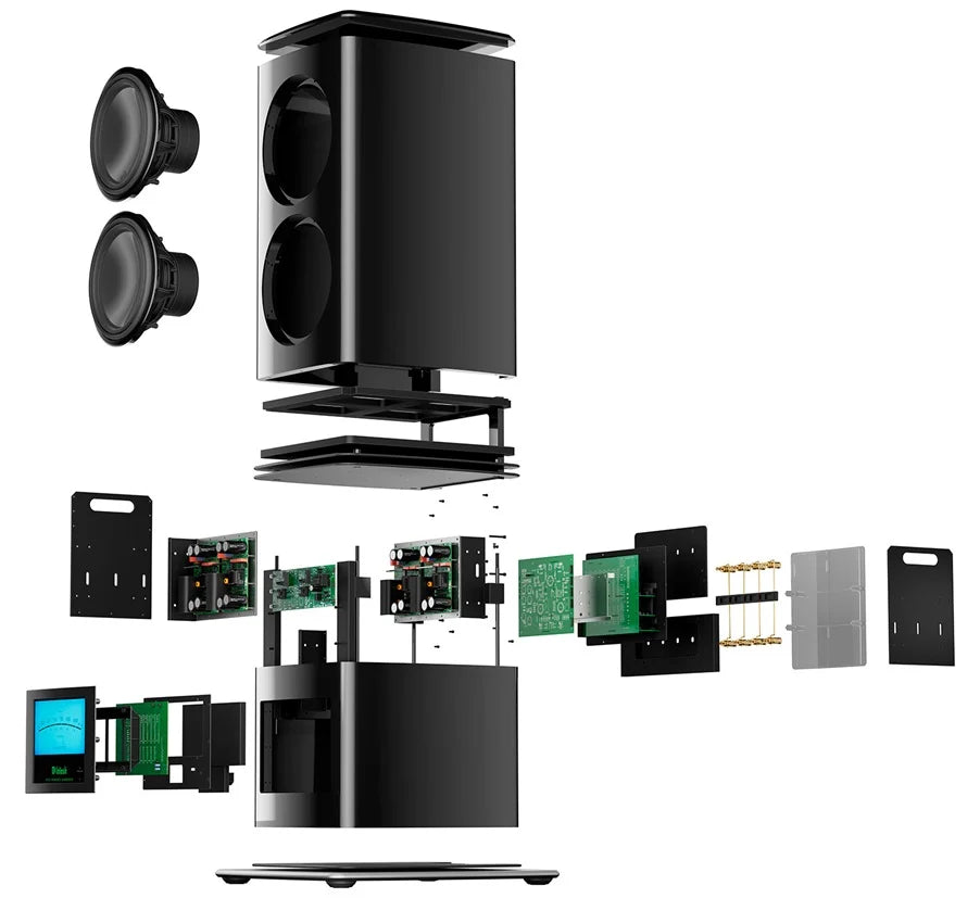 McIntosh PS1K High-Powered Subwoofer - Premium Home Theater & Audio System Bass Speaker - Perfect for Movie Nights & Music Listening