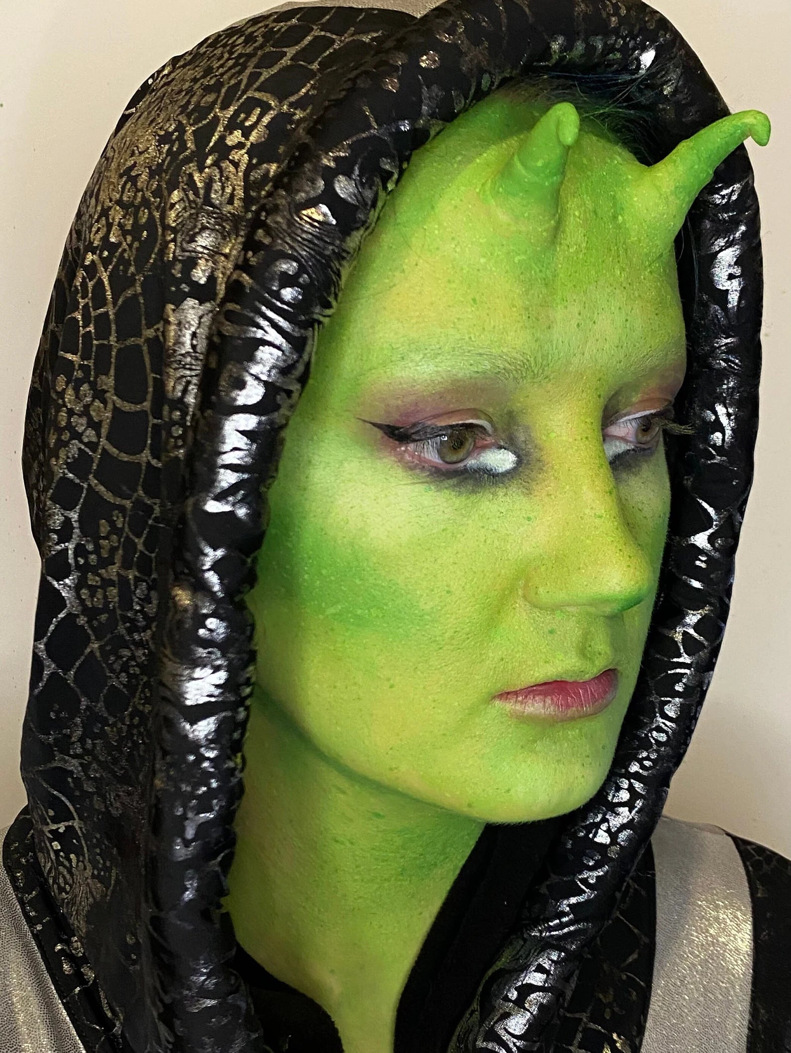 Obsidian FX Alien Antennae Mantis Silicone Prosthetic - Realistic Sci-Fi Costume Accessory for Cosplay, Halloween & Theatrical Performances