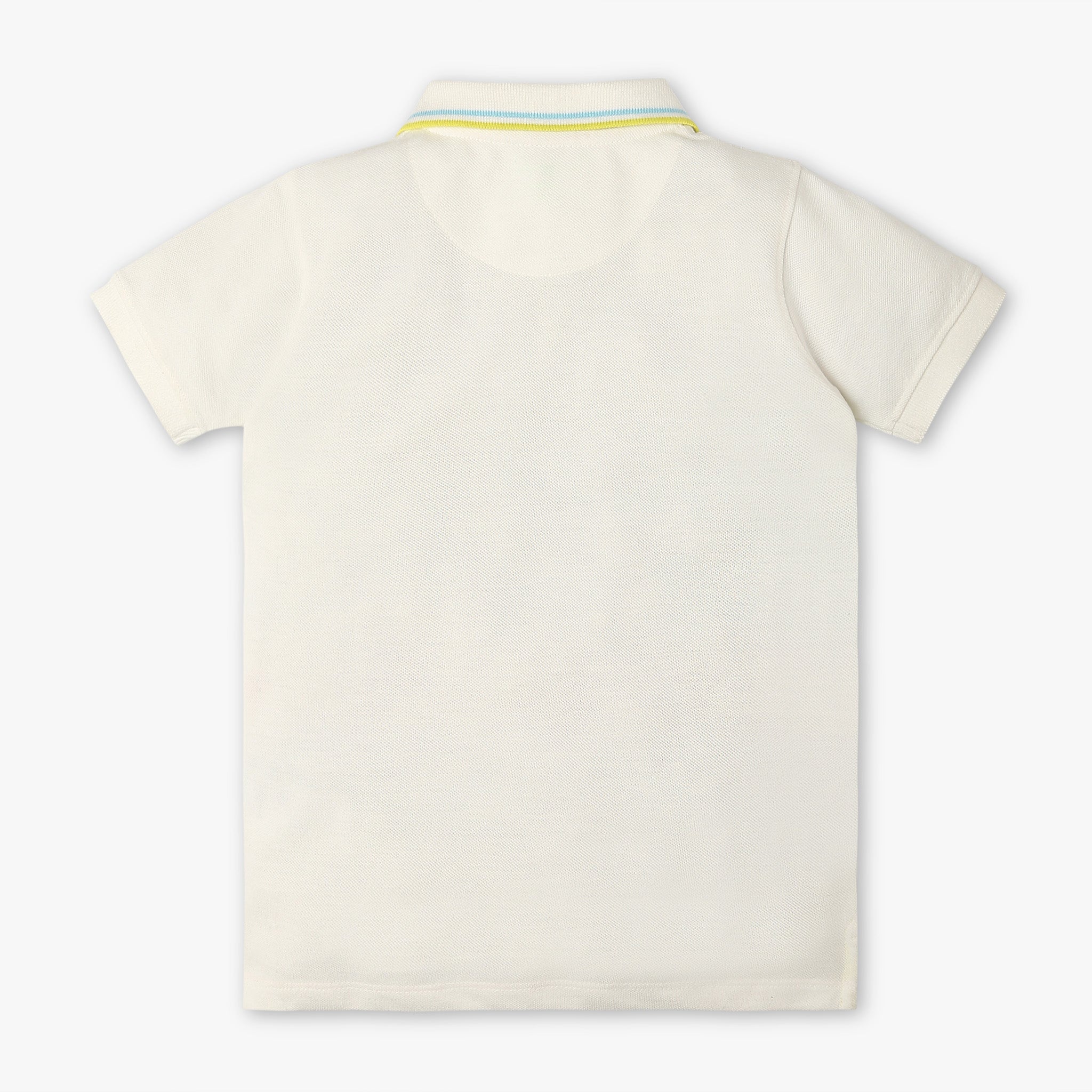 Boys' Striped Polo Neck Half Sleeve T-Shirt - Breathable Cotton Sport Shirt for Active Kids - Perfect for School, Sports & Casual Wear