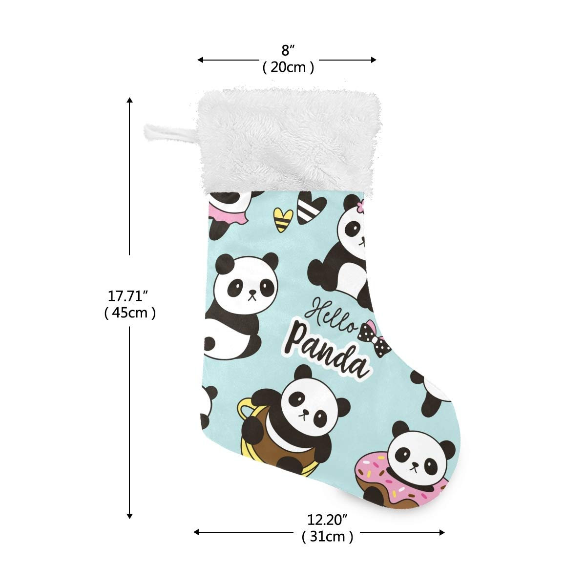 Funny Panda Christmas Stockings - 17