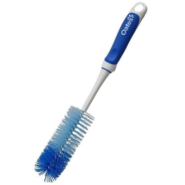Oates Durafresh Soft Grip Bottle Brush - Long Lasting Cleaning Brush for Baby Bottles, Water Bottles & Glassware - Perfect for Kitchen, Nursery & Camping Use