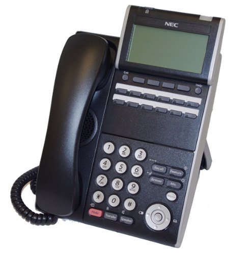 DTL-12D-1 BK Digital Display Phone - 12-Button Office Telephone with Caller ID - Perfect for Business, Home & Conference Rooms (Black)
