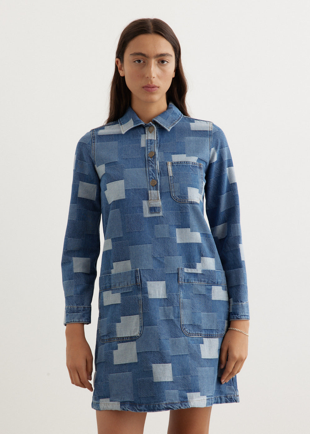 Aurelia Washed Indigo Cotton Robe for Women - Soft & Comfortable Loungewear - Perfect for Spa, Relaxation & Home Wear