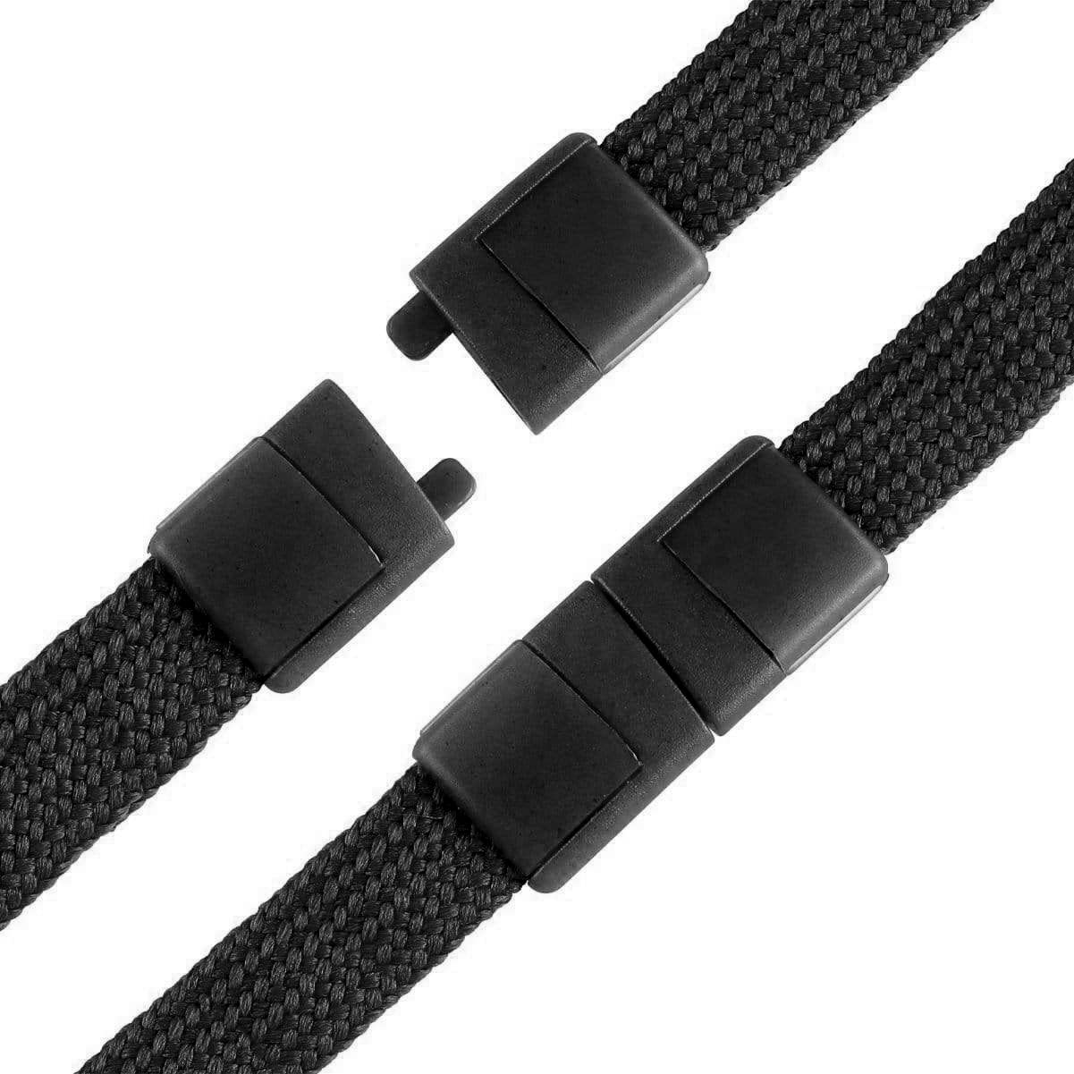 100 Pack Black Badge Reel Lanyard with Safety Breakaway Neck Strap - Retractable ID Card Holder for Nurses, Teachers & Professionals - No Twist Design for Easy Access to Badges & IDs - Perfect for Hospitals, Schools & Office Security (Black)