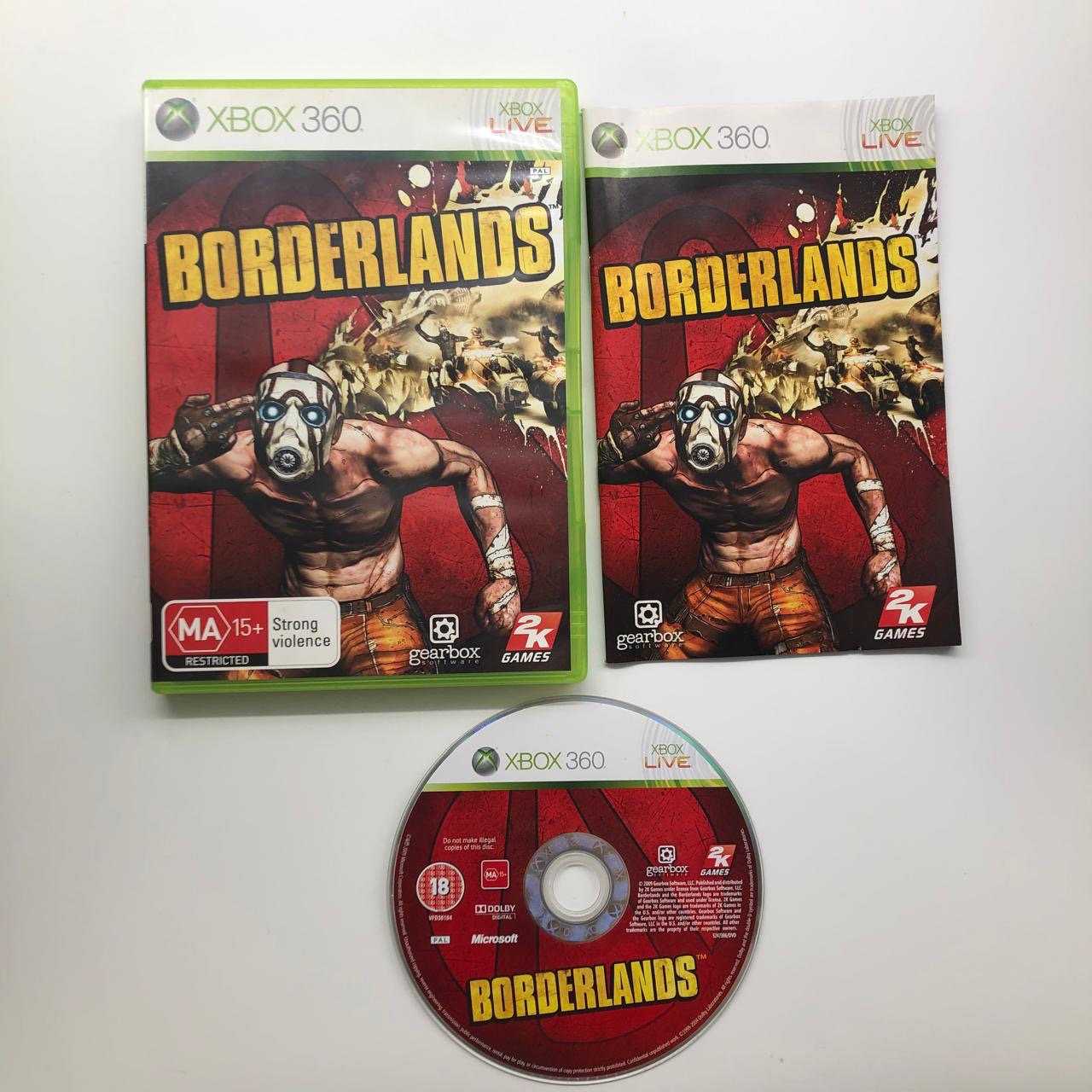 Borderlands Xbox 360 Game with Manual - PAL Version | Action RPG Shooter for Xbox 360 | Perfect for Co-op Gaming and FPS Fans