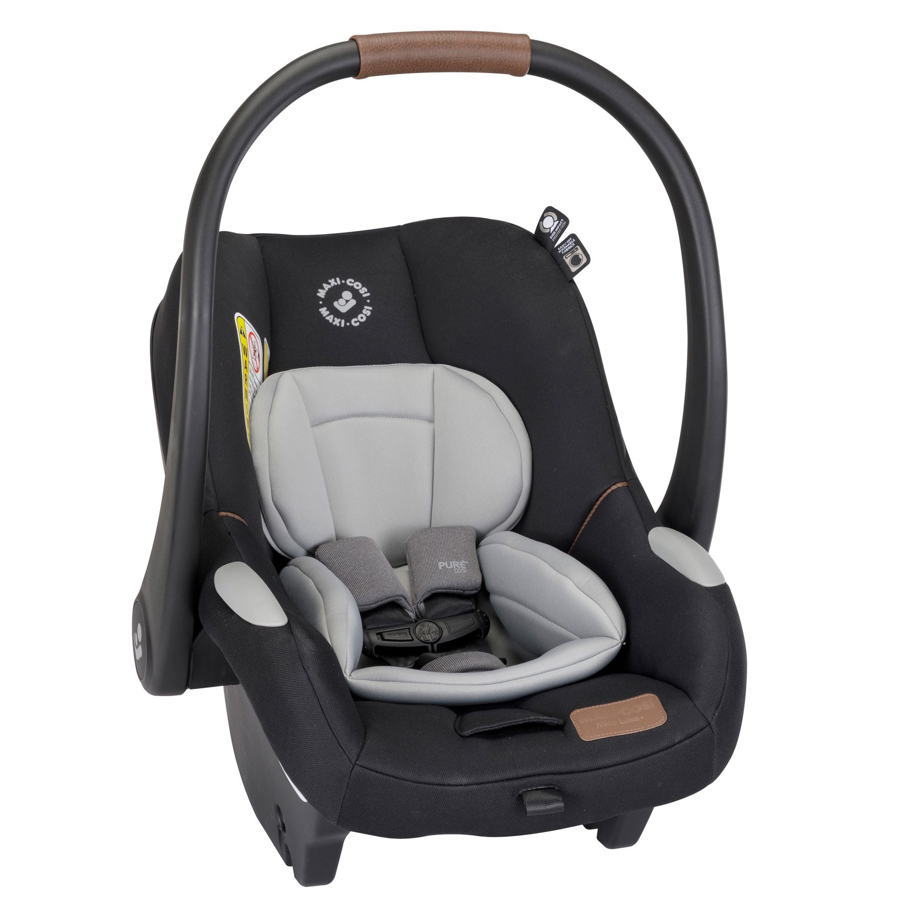 Maxi Cosi Mico Luxe+ Infant Car Seat - Lightweight & Safe Baby Carrier for Newborns 0-35 lbs | Perfect for Travel, Airplane & Everyday Use