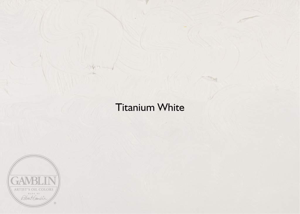 Gamblin Professional Artist Oil Paint Set - Titanium White (150ml Tubes, 3 Pack) | High-Quality Oil Colors for Canvas Painting, Portrait & Landscape Art | Perfect for Professional Artists & Art Students