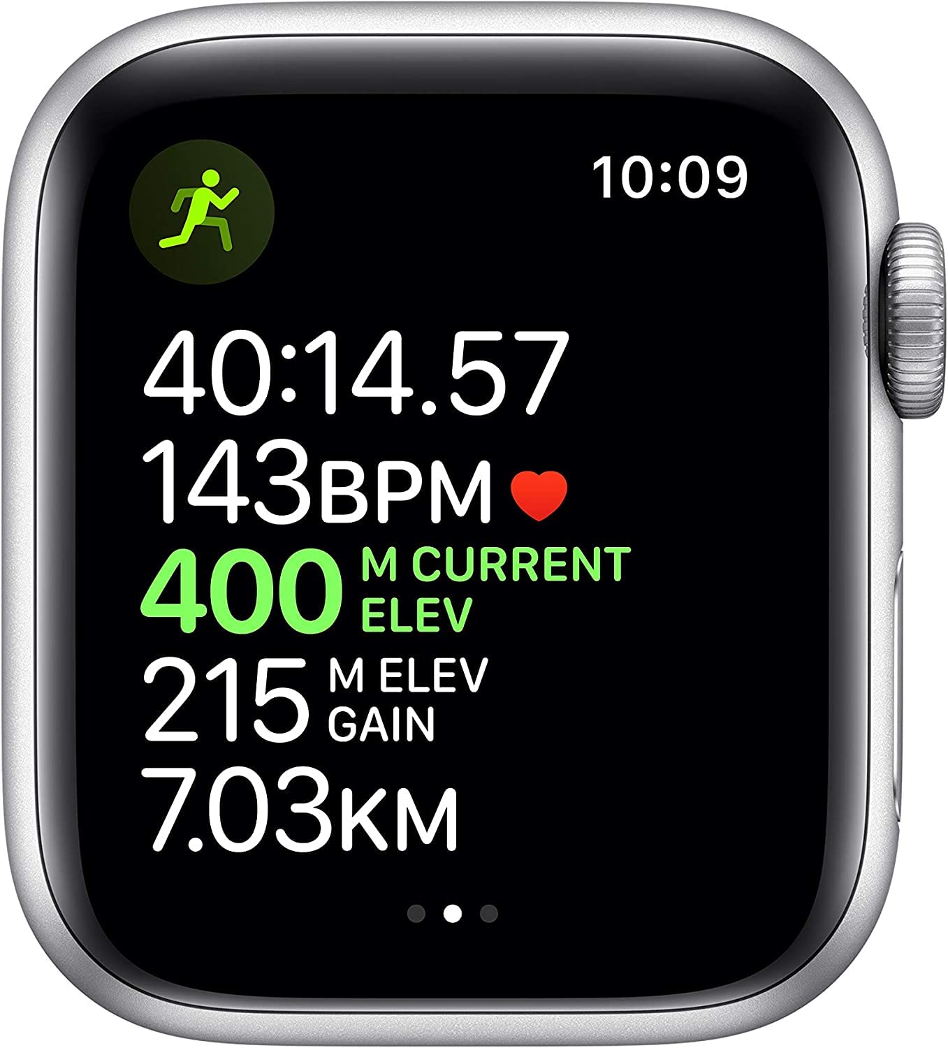 Apple Watch Series 5 (GPS + Cellular, 40mm) - Silver Aluminum Case with White Sport Band (Renewed) | Smartwatch for Fitness Tracking, Calls & Notifications | Perfect for Workouts, Running & Daily Use
