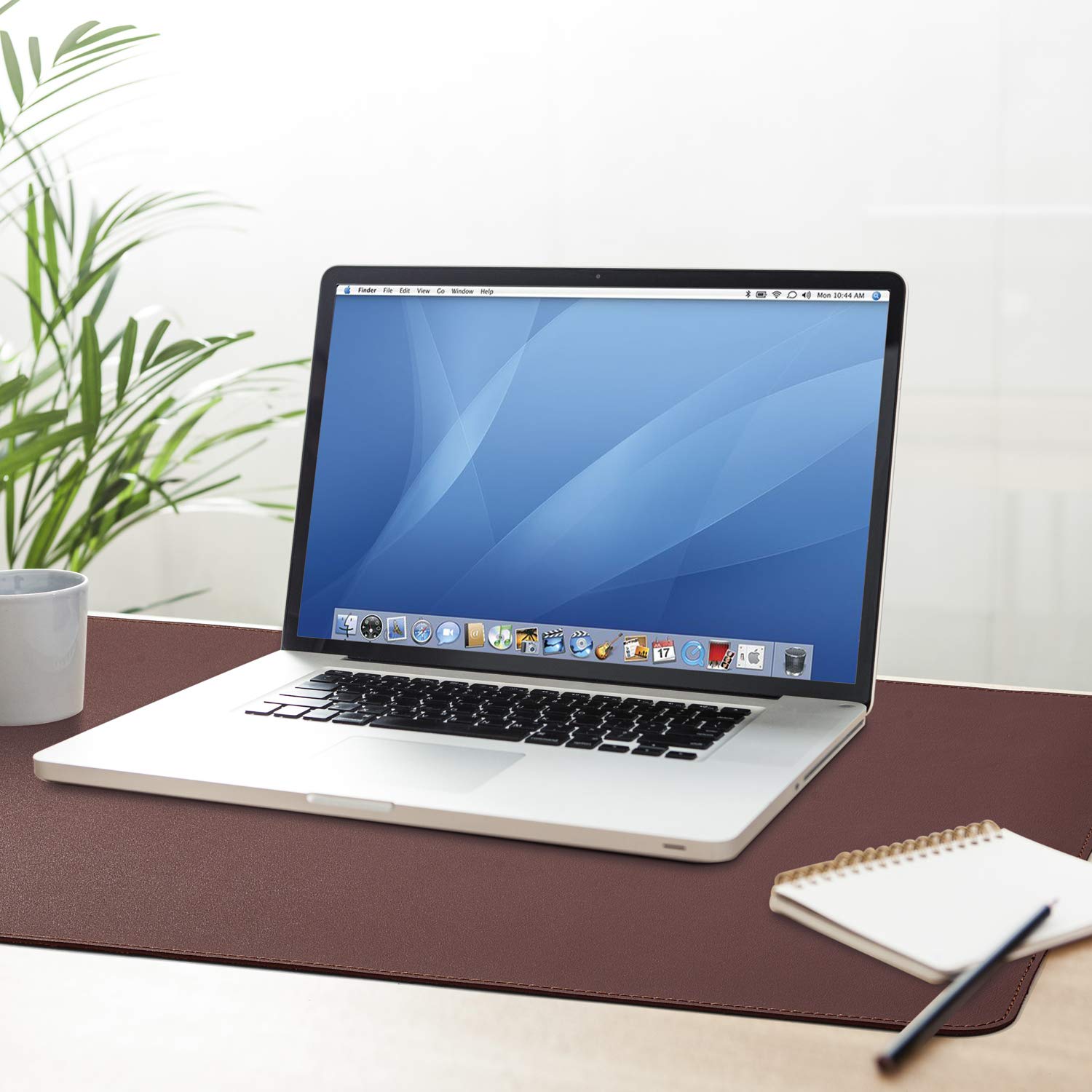 Premium PU Leather Desk Pad - Waterproof & Ultrathin Office Desk Protector (31.2
