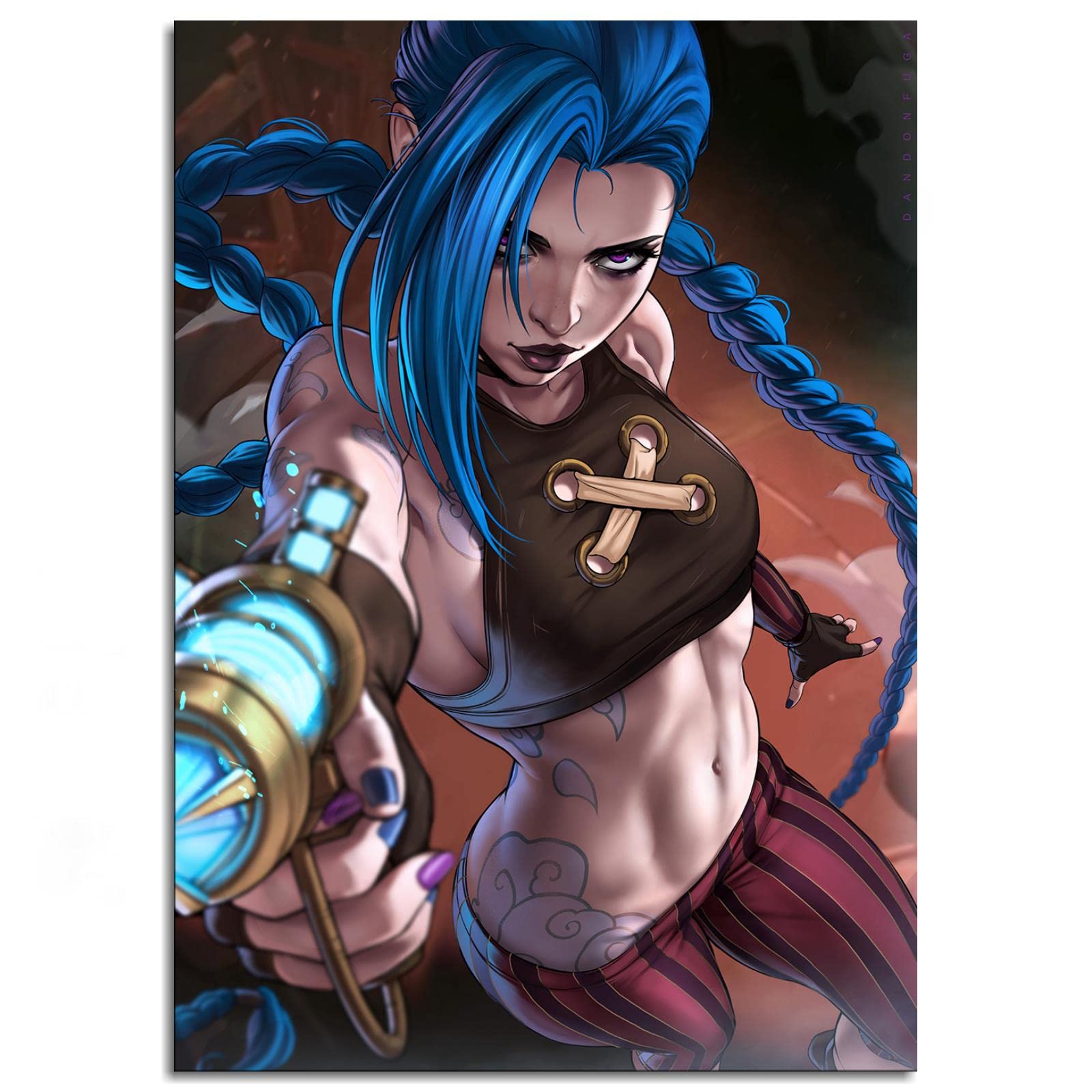 Arcane Jinx Canvas Print - 36x24 Inch Unframed Wall Art Poster for Home, Office & Cinema Decor | Perfect for Gaming Rooms & Pop Culture Fans