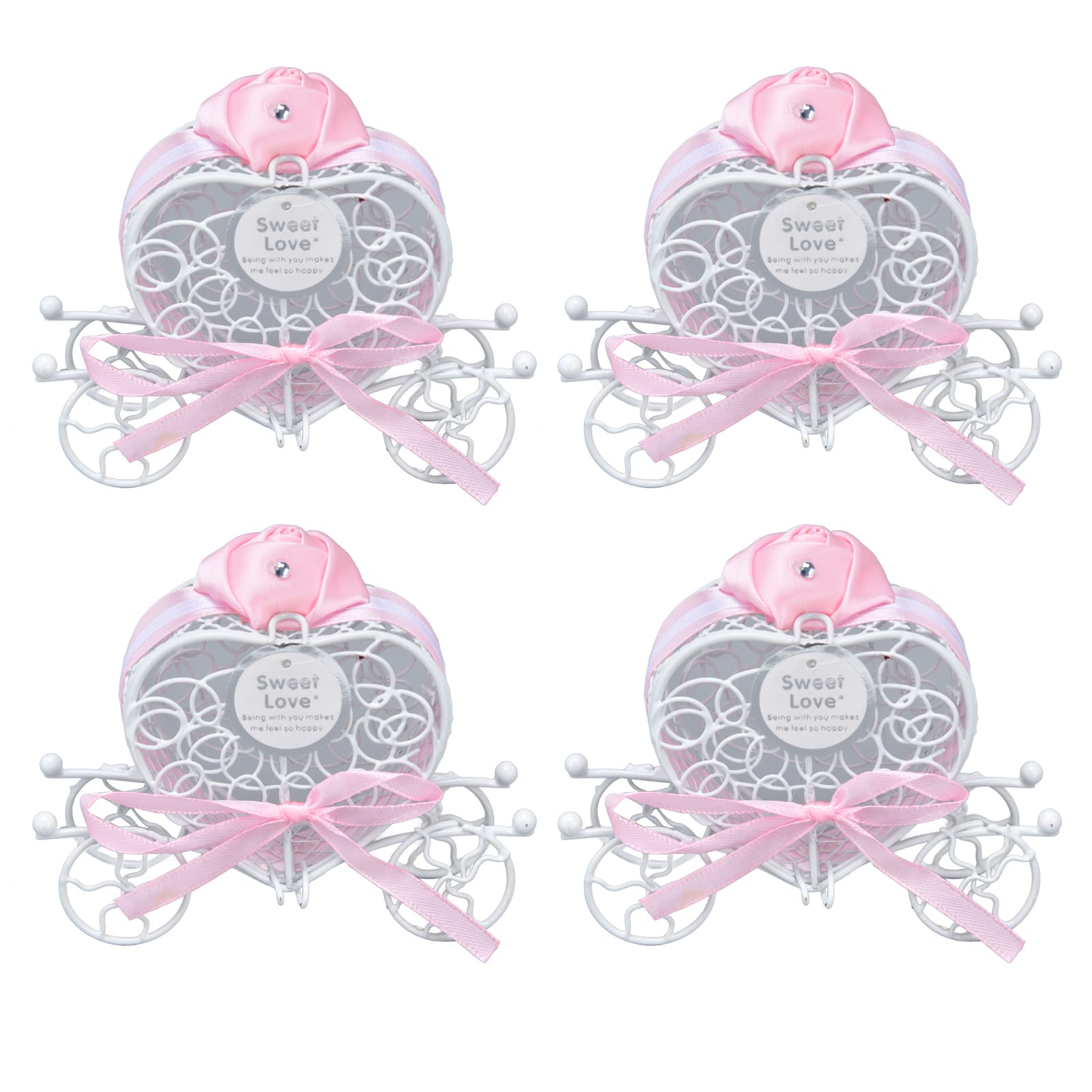 Elegant Pink Heart Shaped Tinplate Candy Box - Perfect for DIY Crafts, Wedding Favors, Valentine's Day, Christmas Tree Decorations, Birthday Gifts & Party Favors | Ideal for Chocolate Storage, Sweet Treats & Romantic Gift Giving