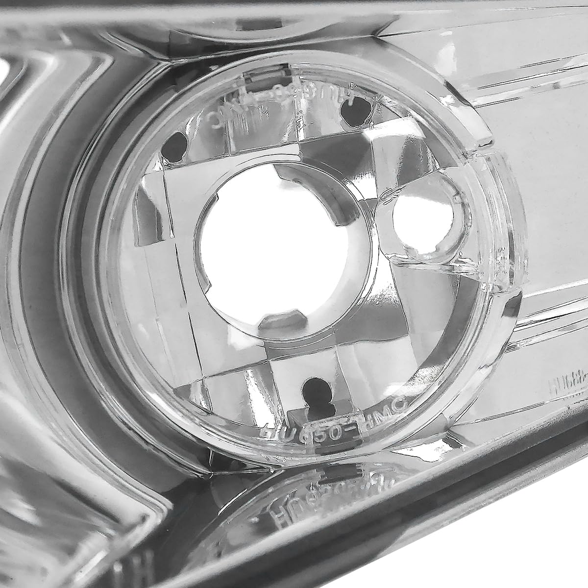 Spec-D Tuning Chrome Halo LED Projector Headlights + Chrome Bumper Lights for 2005-2009 Ford Mustang - Left & Right Pair Headlamp Assembly | Upgrade for Night Driving & Car Customization