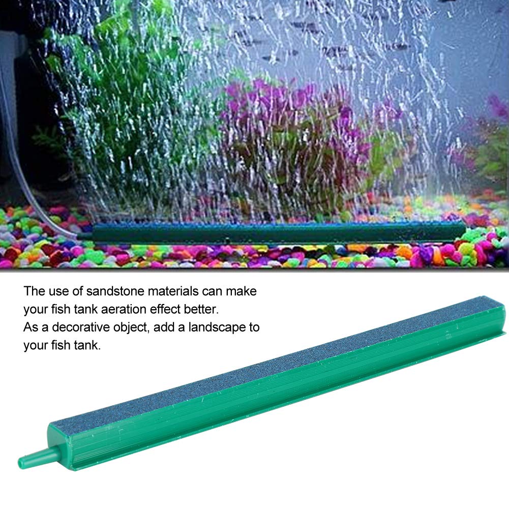 Premium GLOGLOW Aquarium Sand Bar - Oxygen Diffuser Bubble Bars for Fish Tanks, Aeration Air Stone for Healthy Aquatic Life - Perfect for Freshwater & Saltwater Aquariums, Fish Breeding, and Aquatic Plant Growth