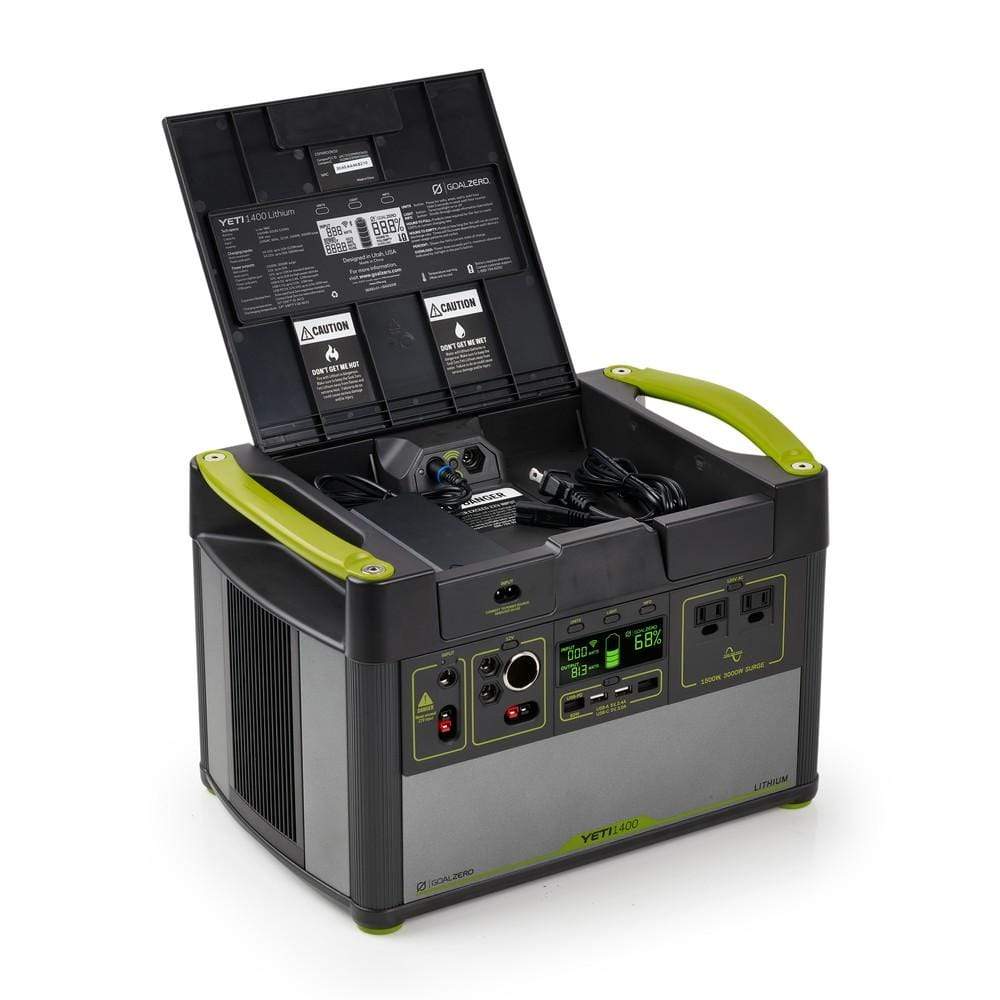 Goal Zero Yeti 1400 Lithium Portable Power Station with WiFi | 1500Wh Solar Generator for Camping, RV & Emergency Backup Power