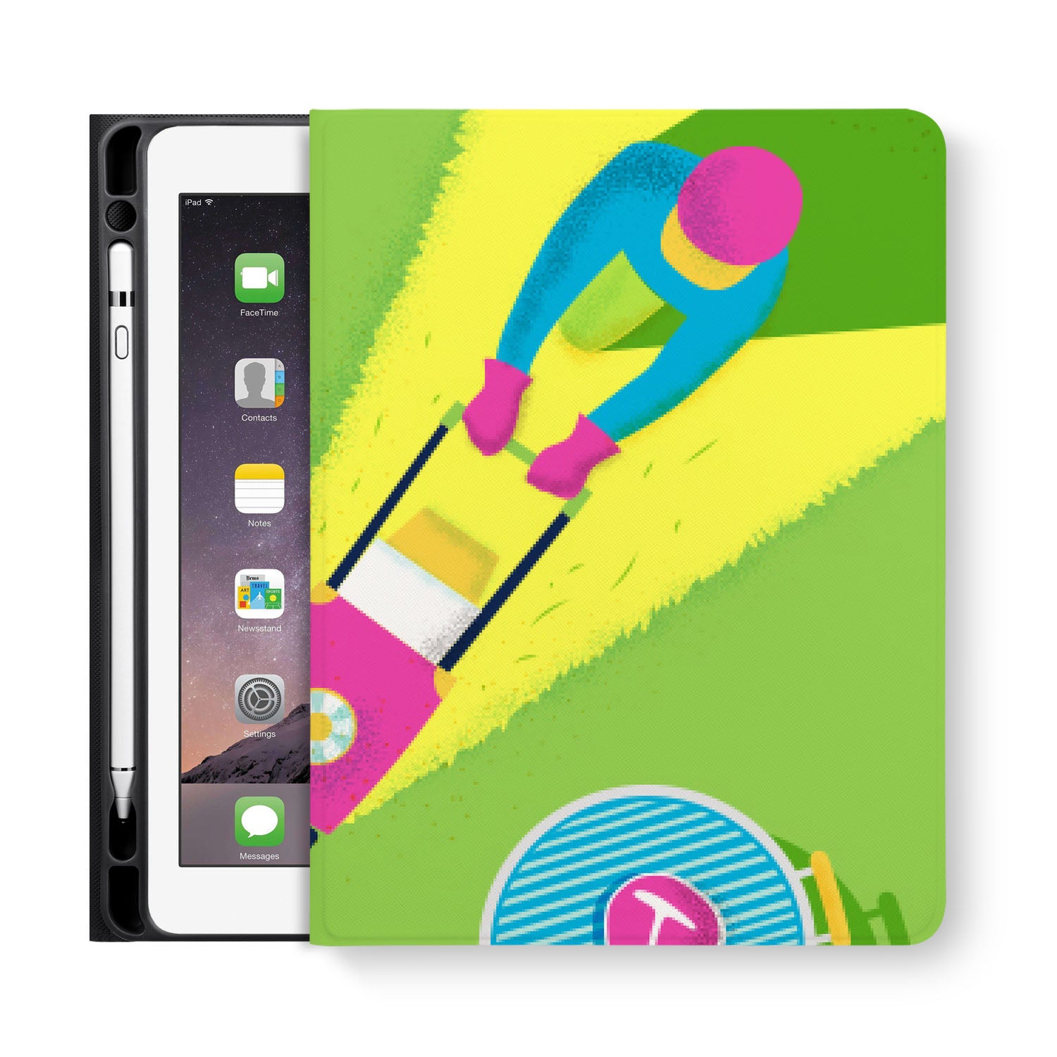 Premium iPad Folio Case with Auto Sleep/Wake - Slim Protective Cover for iPad 7th/8th/9th Gen (10.2