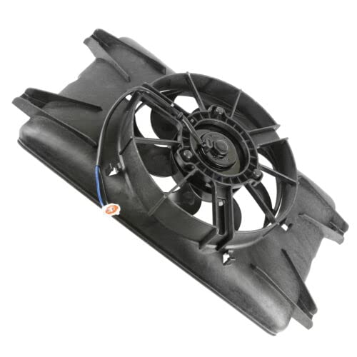 12V Radiator Cooling Fan Replacement for Yamaha Wolverine R-Spec UTV 2016-2018 & Wolverine Hunter 2016-2017 | Compatible with 1XD-E2405-00 & 1XD-E2405-00-00 | 0.315in Shaft OD | Perfect for Off-Roading & UTV Maintenance
