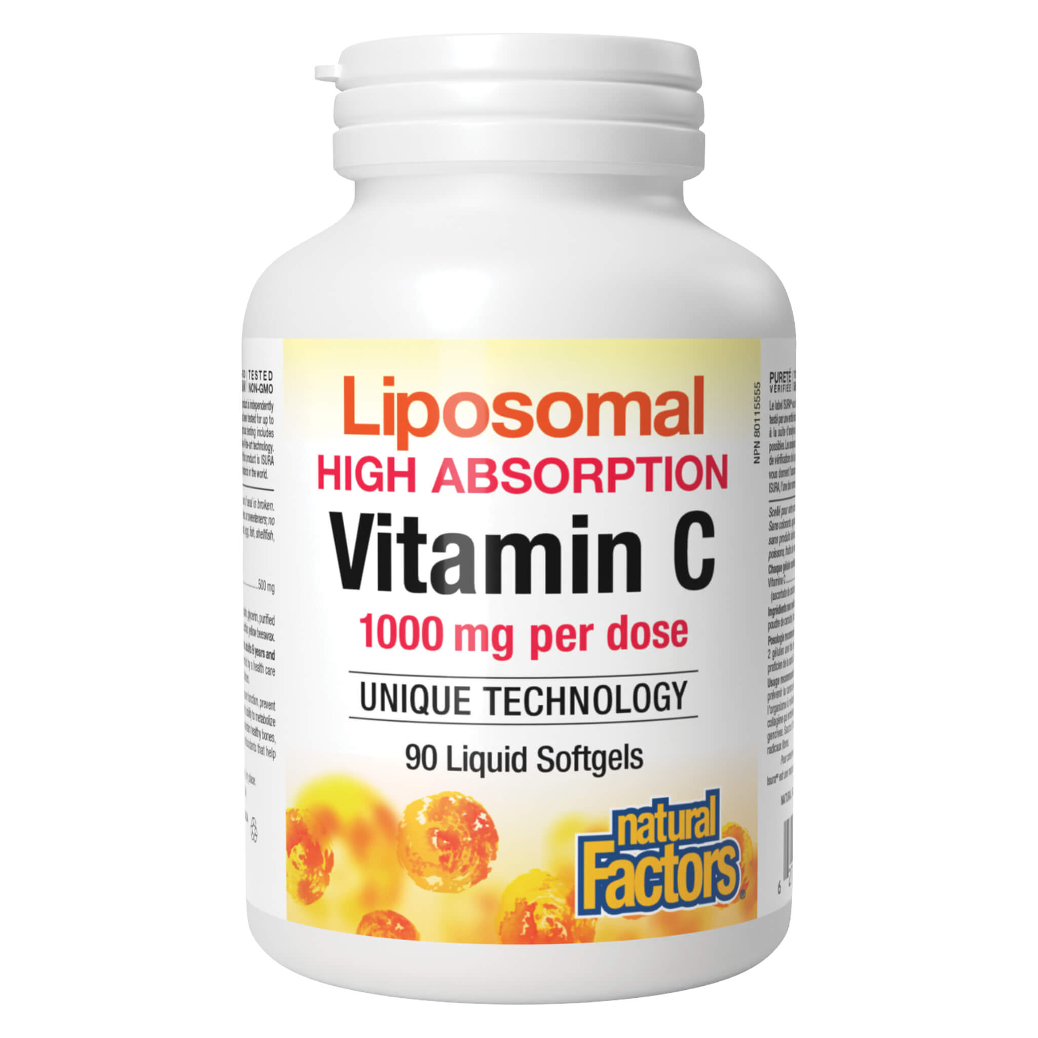Premium Liposomal Vitamin C 1000mg Supplement - High Absorption Immune Support & Antioxidant Boost - Ideal for Daily Wellness, Travel & Cold Season Defense