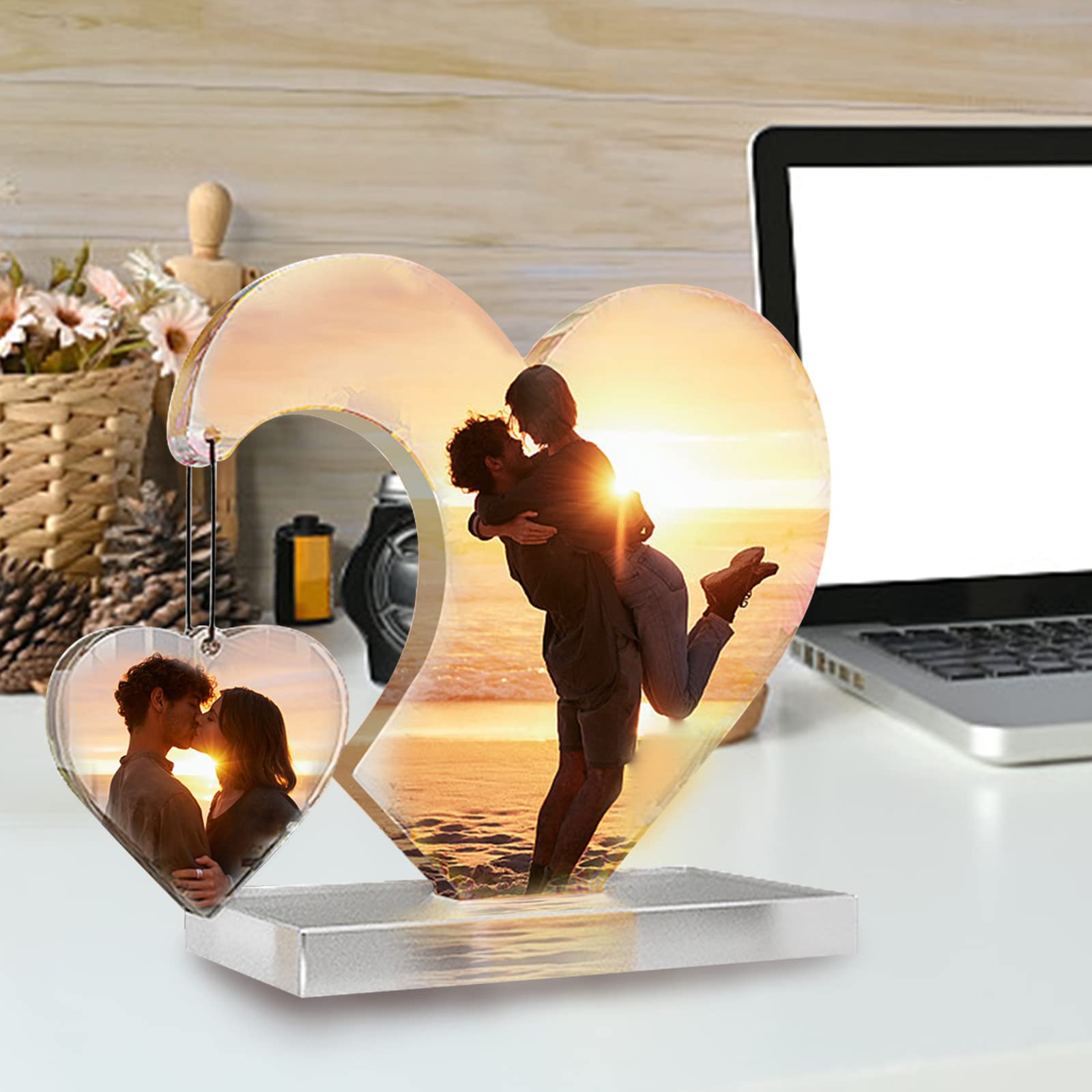 Heart Shaped Resin Molds for DIY Photo Frames - Silicone Craft Molds for Home Decoration, Art Projects, Holiday Gifts & Christmas Decor - Perfect for Valentine's Day, Wedding Keepsakes & Handmade Crafts
