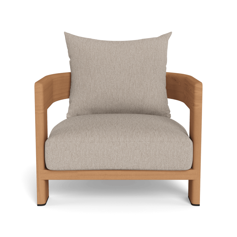Premium Victoria Teak Lounge Chair - Outdoor Patio Furniture with Cushion - Perfect for Poolside, Garden, and Backyard Relaxation