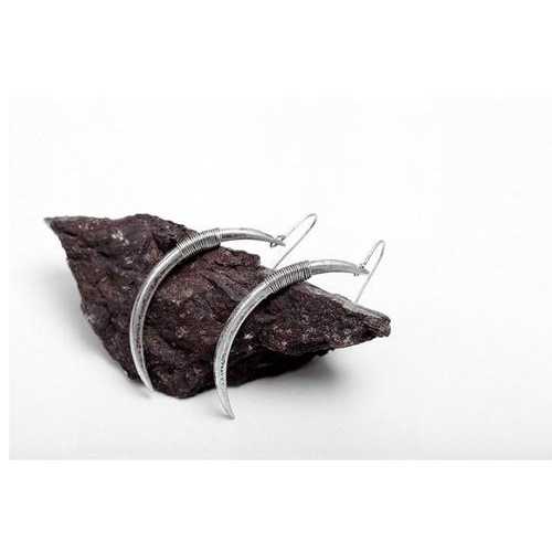 Crescent Moon Earrings for Women - Gold and Silver Plated Dangle Earrings for Everyday Wear, Gift Giving, and Special Occasions
