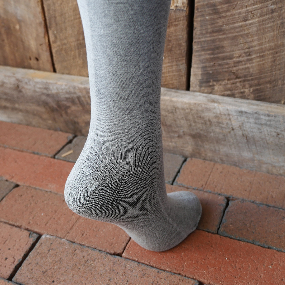 Luxury Plain Gray Silk Stockings for Women - Soft & Comfortable Knee-High Hosiery - Perfect for Formal Events, Vintage Outfits & Everyday Elegance