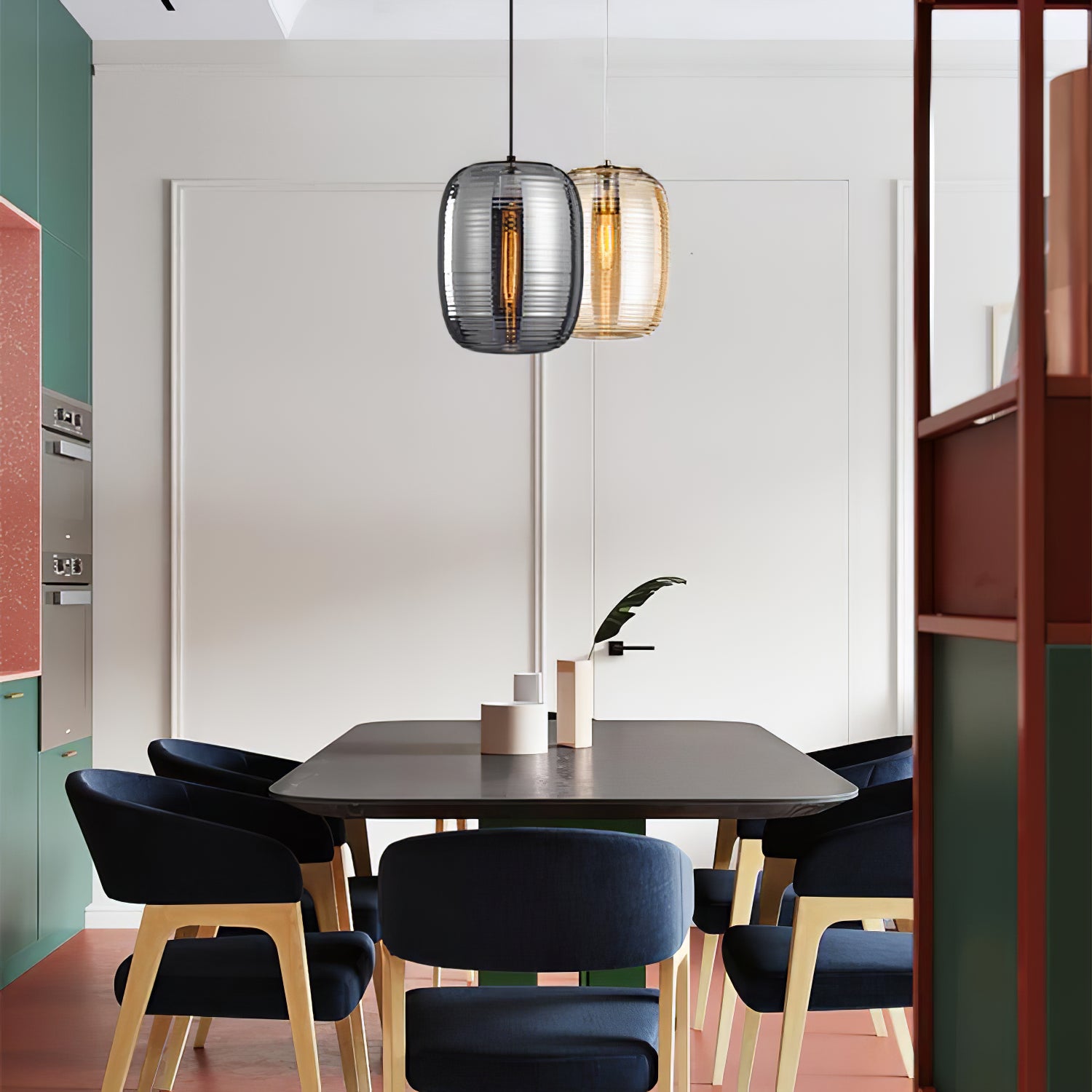 Aayla Modern Pendant Light - Elegant Hanging Lamp for Living Room, Bedroom, Dining Room & Kitchen | Dimmable LED Ceiling Light Fixture with Adjustable Height