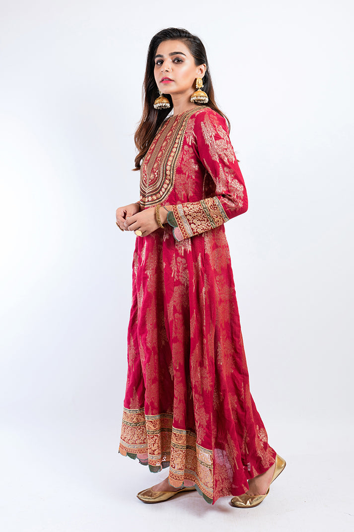Bagh O Bahar - Premium Handmade Traditional Indian/Pakistani Dress for Women | Perfect for Weddings, Festivals & Special Occasions