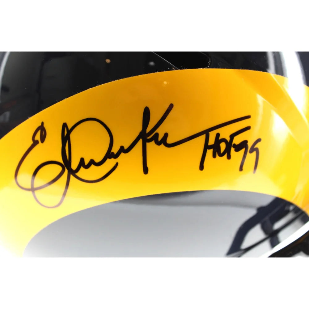 Eric Dickerson Autographed Los Angeles Rams Full Size Speed Helmet with BAS COA - Signed NFL Collectible for Fans, Memorabilia Display & Sports Room Decor