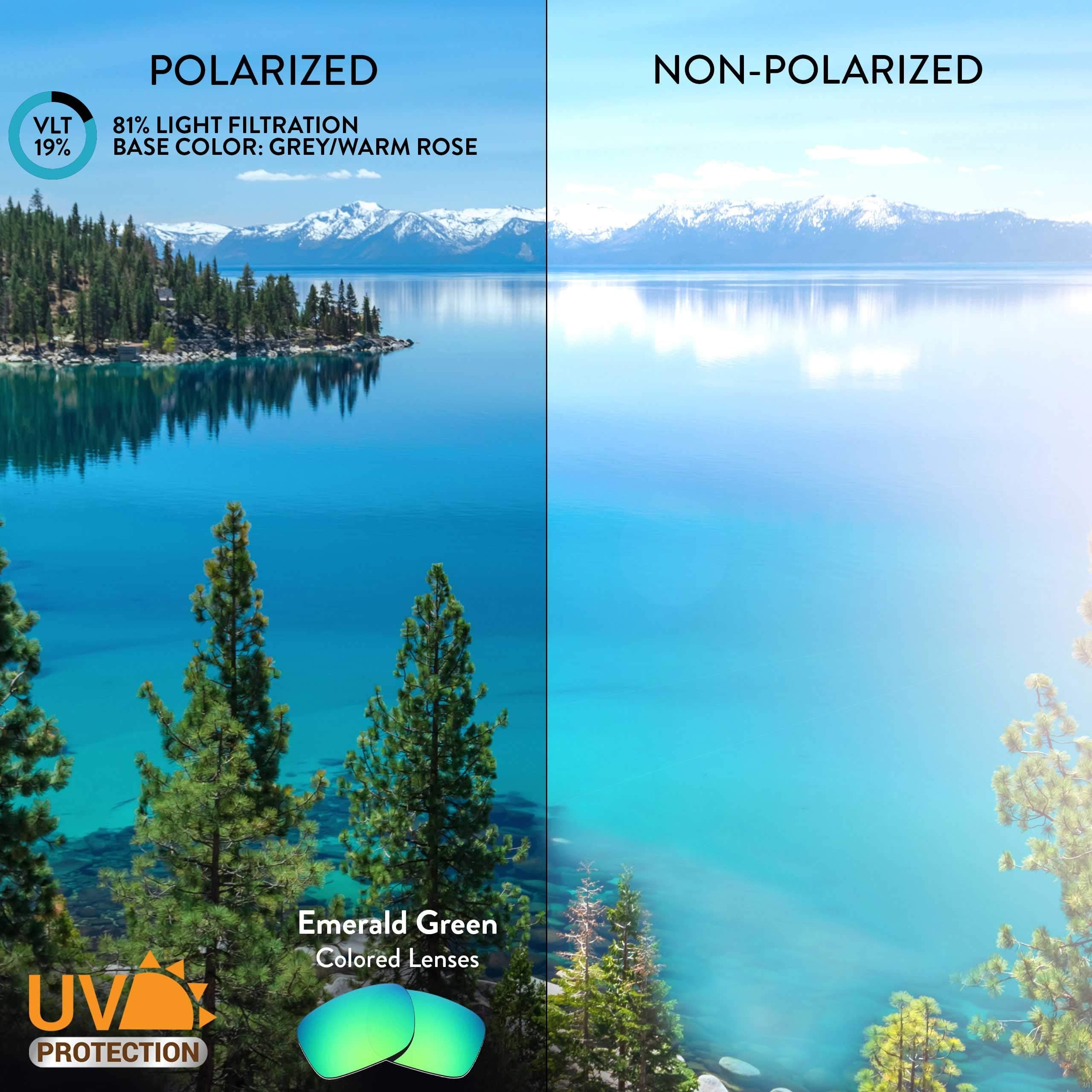 Apex Lenses Replacement Lenses for Bajio Boneville Sunglasses - UV Protection Polarized Lens - Perfect for Driving, Fishing & Outdoor Activities