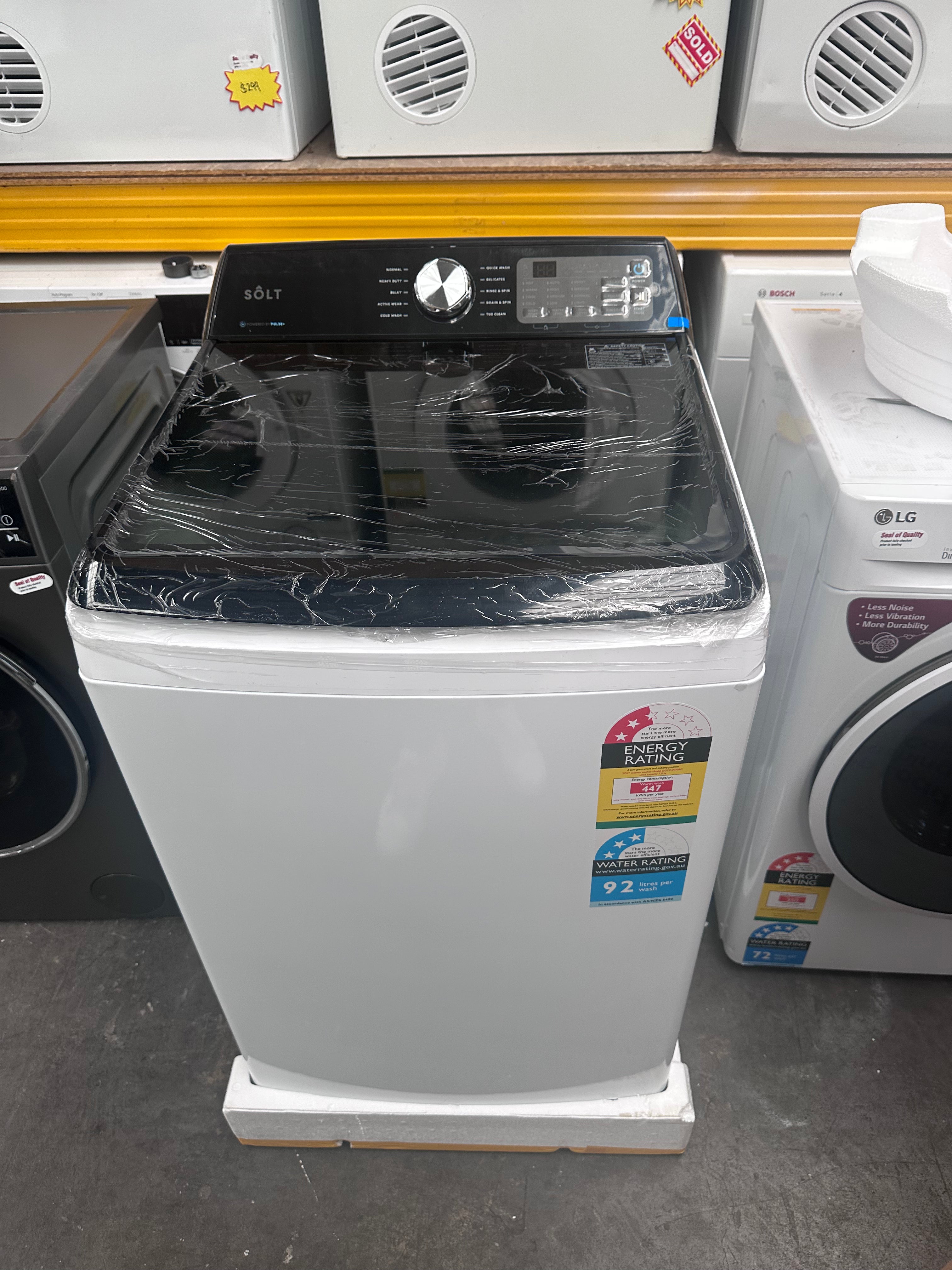 7kg Top Load Washing Machine - Factory Second (Box Damage Only, Unit Undamaged) | Perfect for Small Apartments & Laundry Rooms