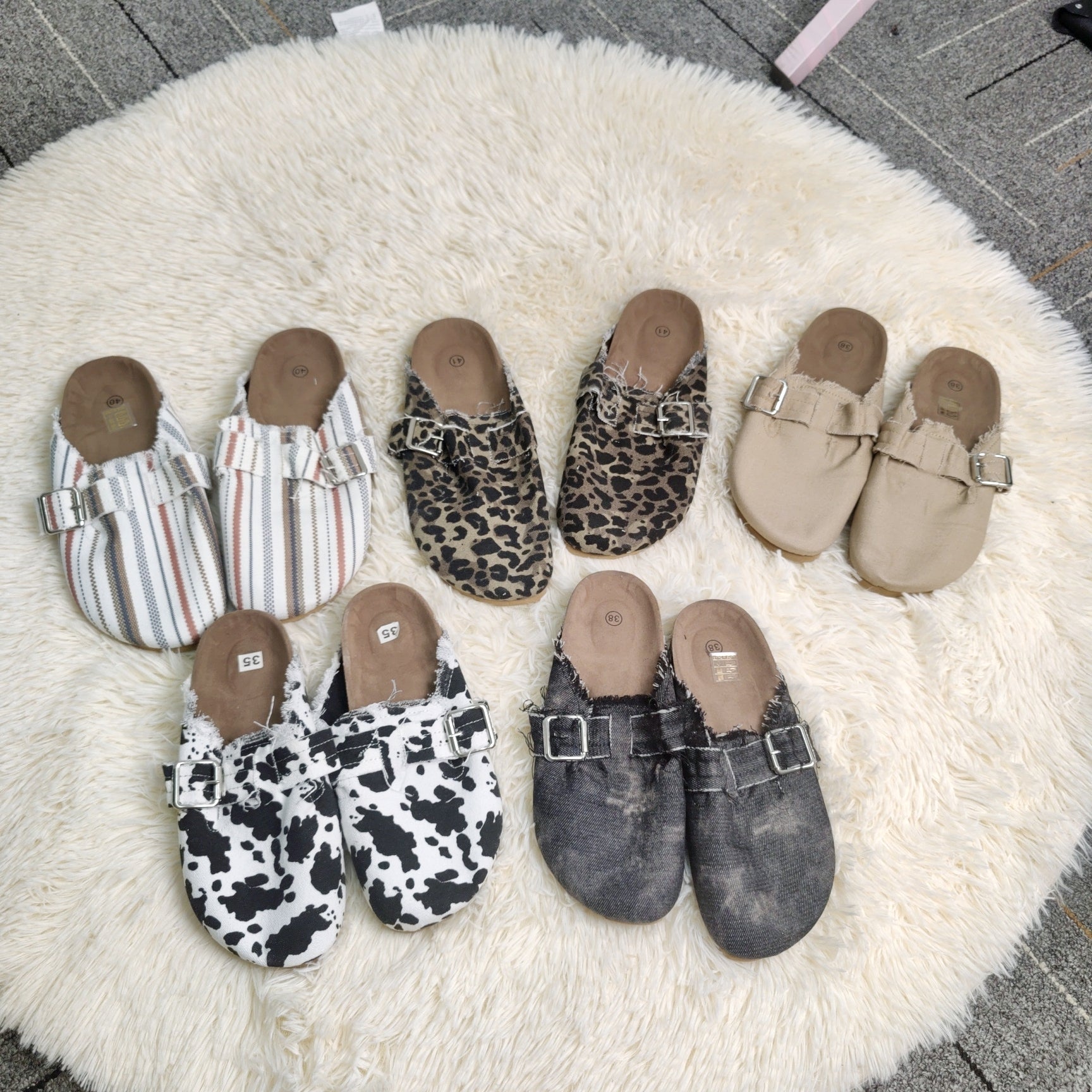 Leopard Print Loafers for Women - Comfortable Slip-On Casual Shoes - Fashion Animal Print Flat Shoes for Work, Office & Everyday Wear