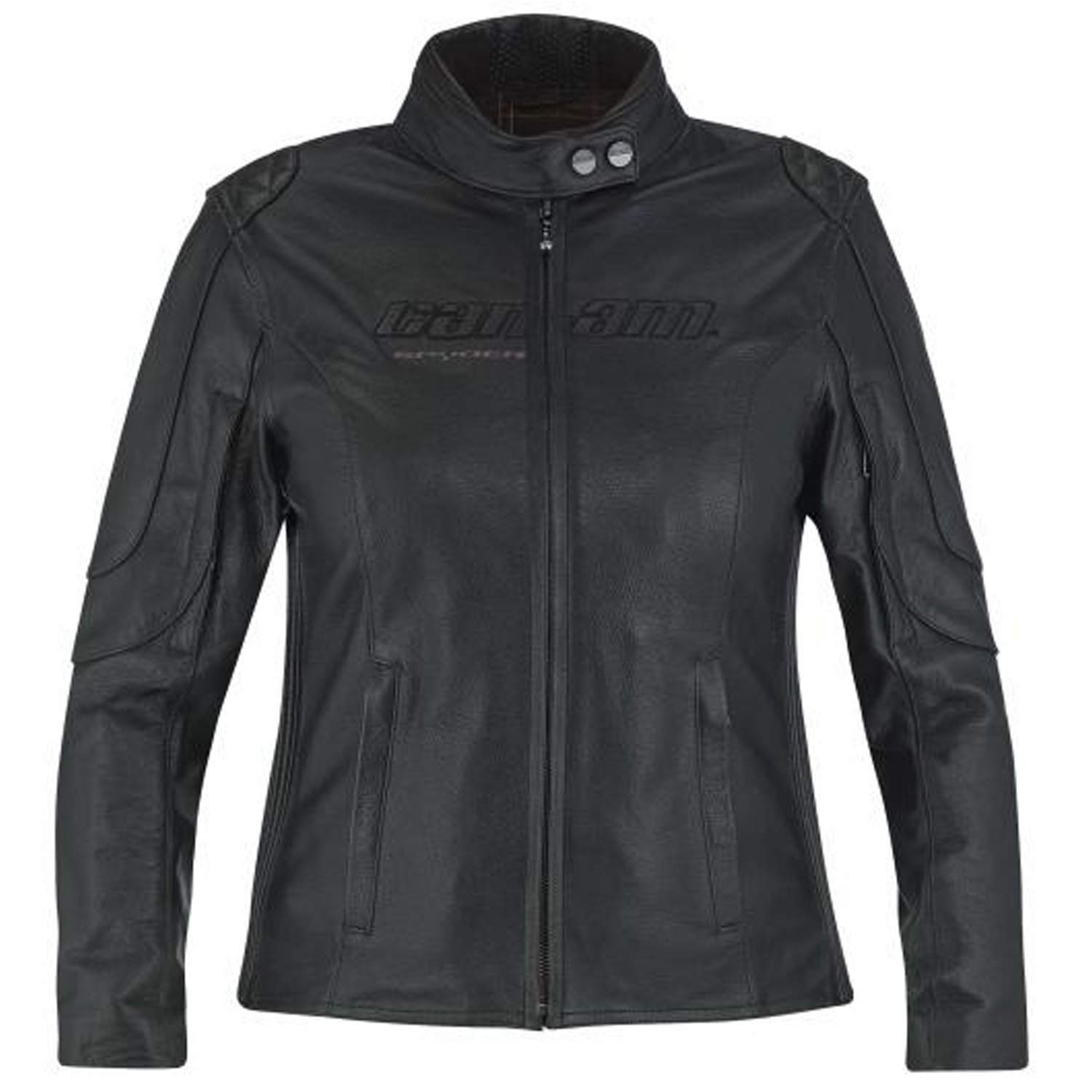Can-Am Spyder New OEM Ladies Veronica Leather Jacket - Black, Size Large (Part# 4406810990) | Premium Motorcycle Riding Gear for Women | Perfect for Road Trips & Adventure Tours