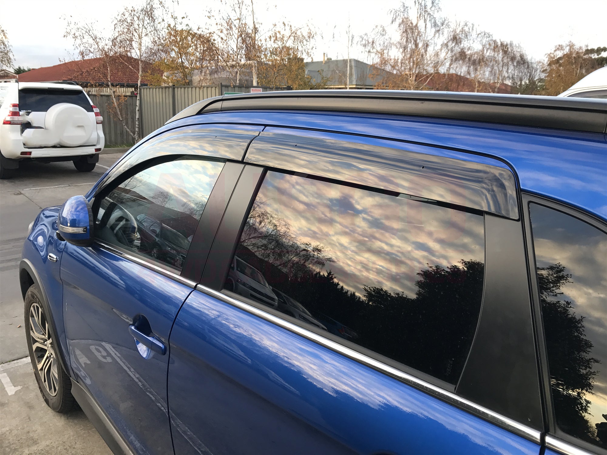High-Quality Injection Weather Shields for Mitsubishi ASX 2010-2023 | Perfect Fit Car Window Deflectors for Rain & Wind Protection | Enhance Comfort & Style While Driving