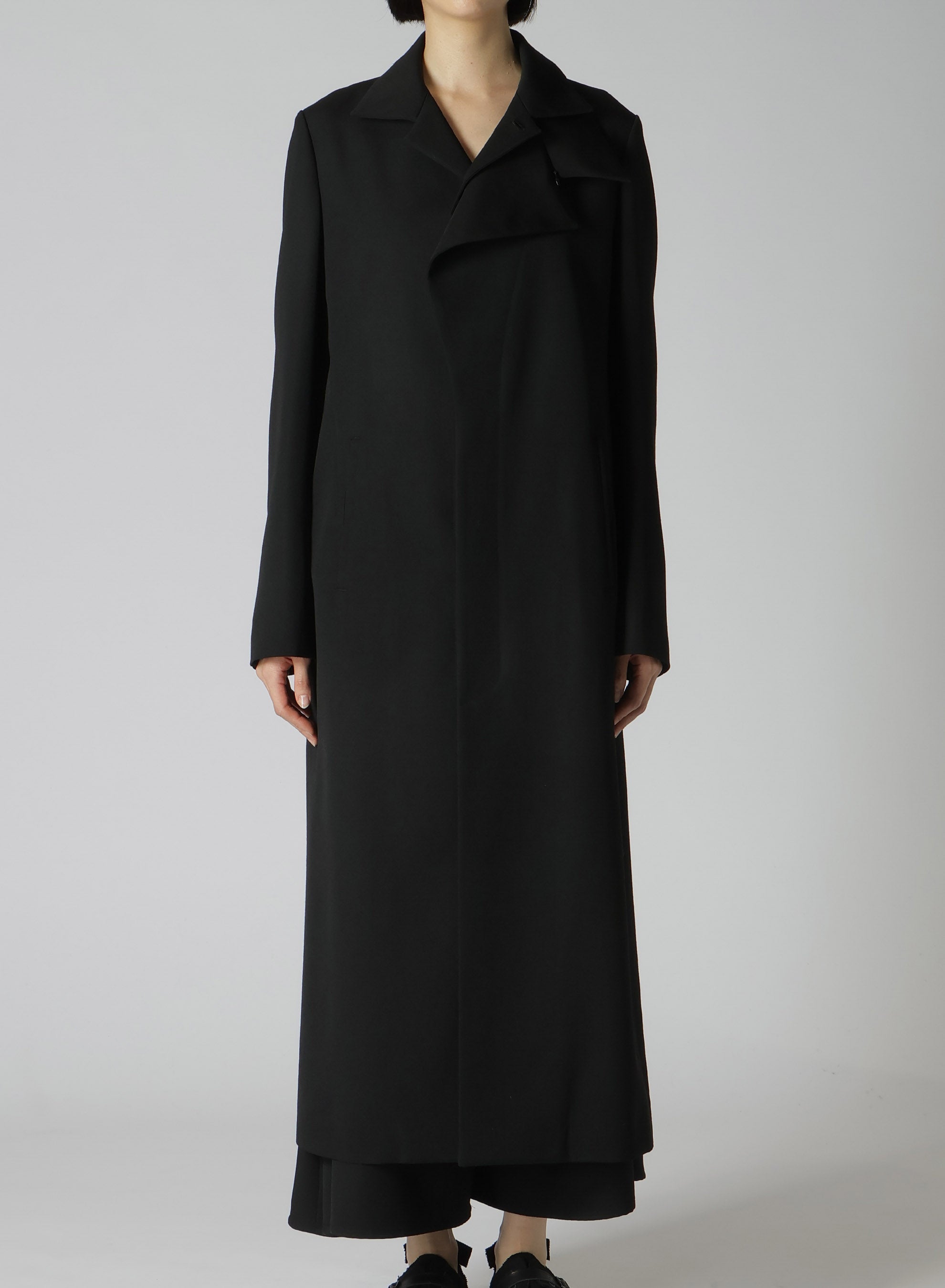 60% Wool Gabardine Double-Layered Long Coat for Men & Women | Warm Winter Overcoat for Office, Travel & Formal Occasions