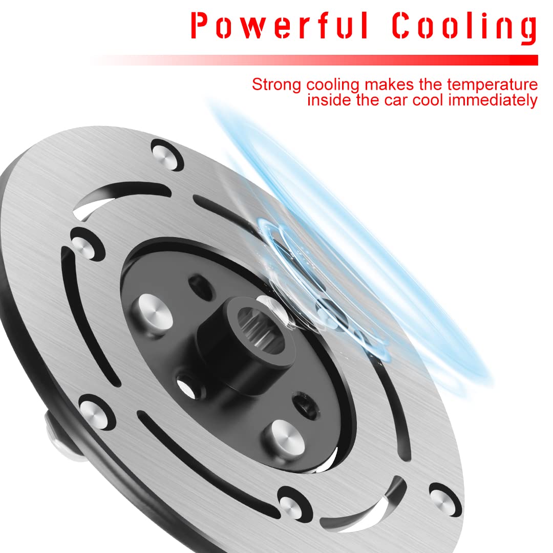 CCiYu AC Compressor Clutch Replacement for 2002-2006 Honda CR-V 2.4L - Auto Air Conditioning Repair Part - Perfect for DIY Mechanics & Professional Technicians