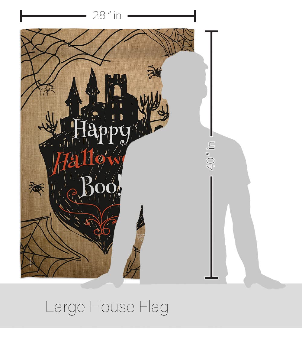 Happy Boo Halloween Flag 28