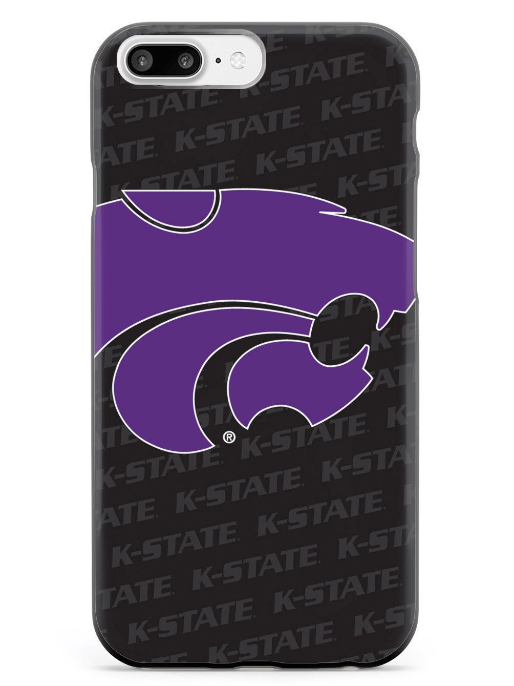 Inspired Cases - Shockproof & Anti-Scratch iPhone 8 Plus Case with 3D Texture Design | Compatible with Apple iPhone 8 Plus | Kansas State University Wildcats Theme | Perfect for Daily Use, Travel & Outdoor Activities