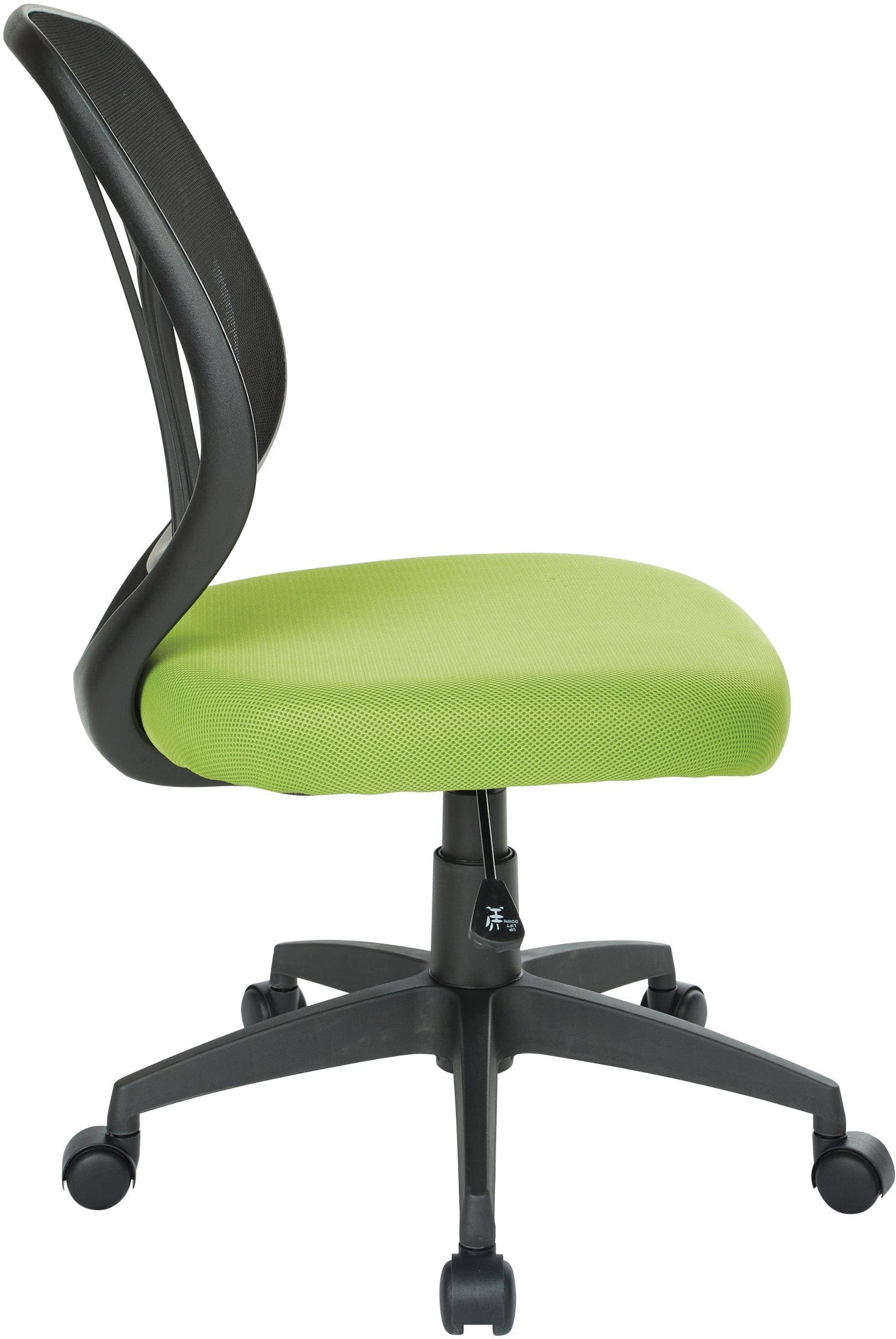 Office Star Screen Back Armless Task Chair [EM69200PN] - Ergonomic Mesh Office Chair for Home & Workspace, Ideal for Long Hours of Sitting & Computer Work