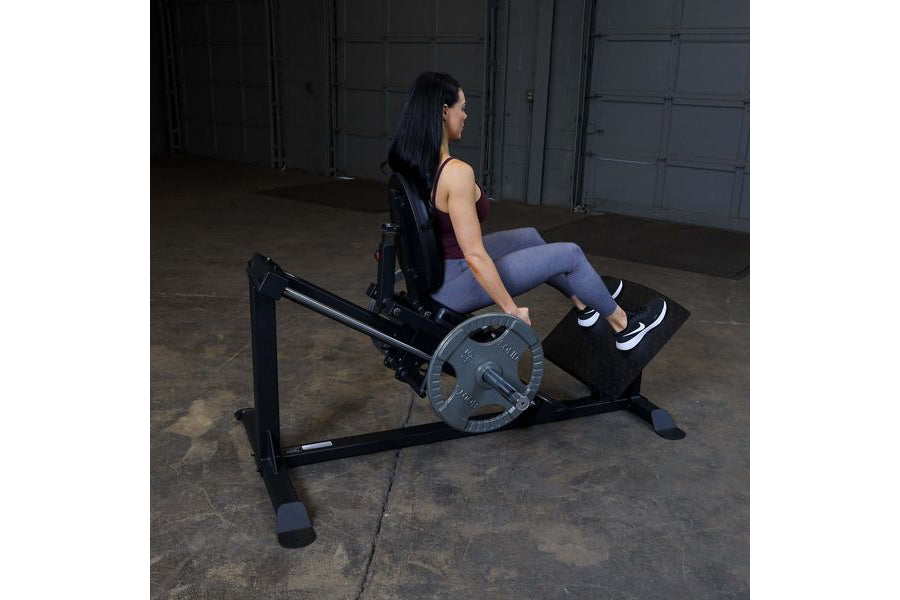 Body Solid GCLP100 Compact Leg Press and Hack Squat Machine for Home Gym - Strength Training Equipment for Legs, Glutes & Lower Body Workouts