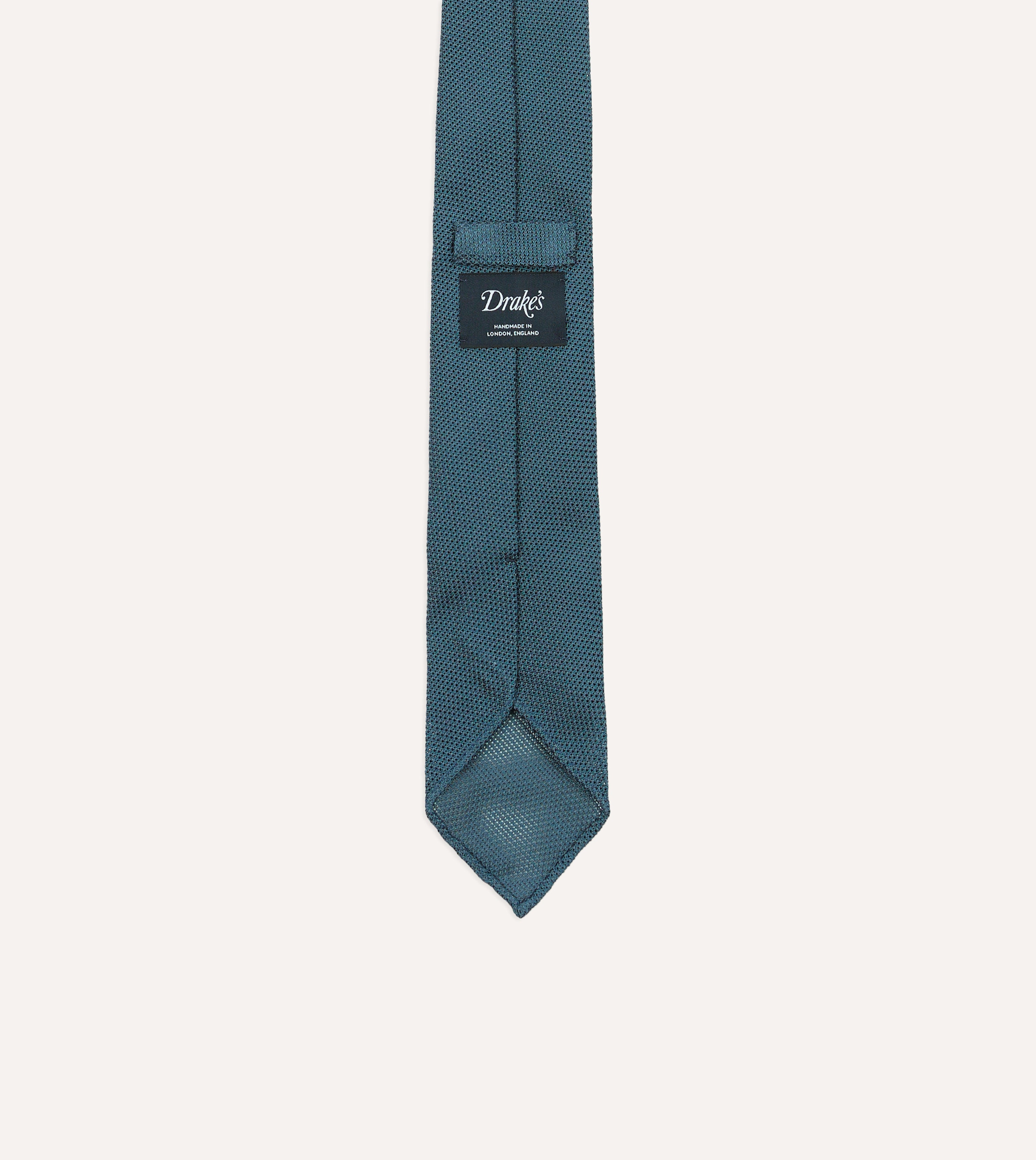 Premium Sky Blue Fine Woven Grenadine Silk Necktie - Hand Rolled Luxury Tie for Men - Perfect for Weddings, Business Meetings & Formal Events