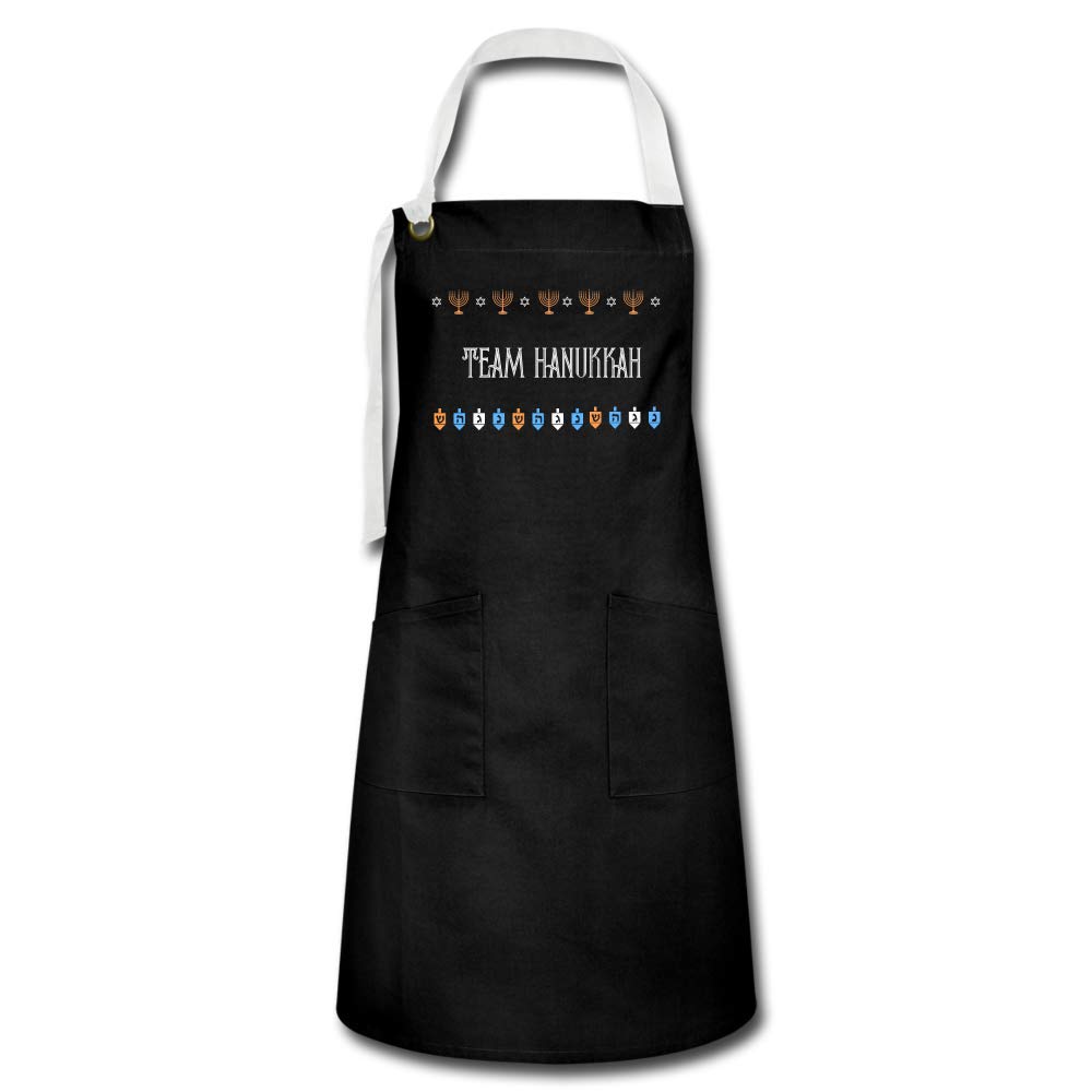 Hanukkah Kitchen Apron - Funny Team Hanukkah Gift for Men & Women - Perfect for Cooking, Baking, and Hosting Holiday Parties